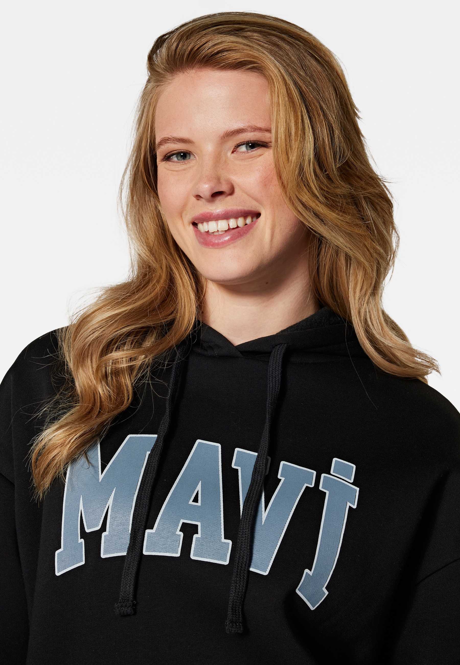 Mavi Kapuzenpullover »MAVI LOGO HOODED SWEATSHIRT«, Hoodie