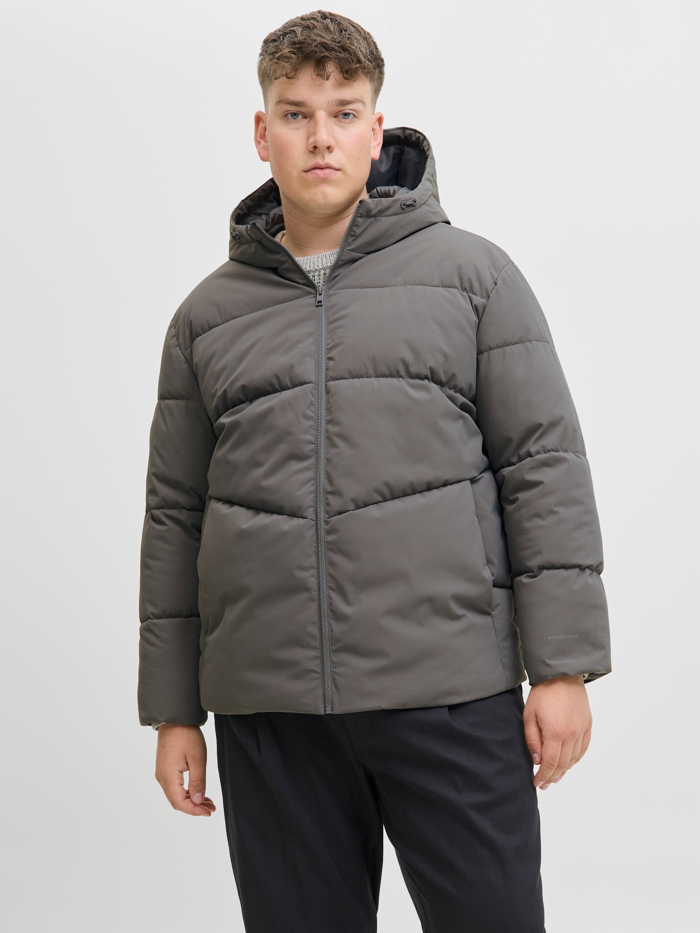 Jack & Jones PlusSize Steppjacke "JJGLOBAL PUFFER JACKET PLS" mitKapuze günstig online kaufen