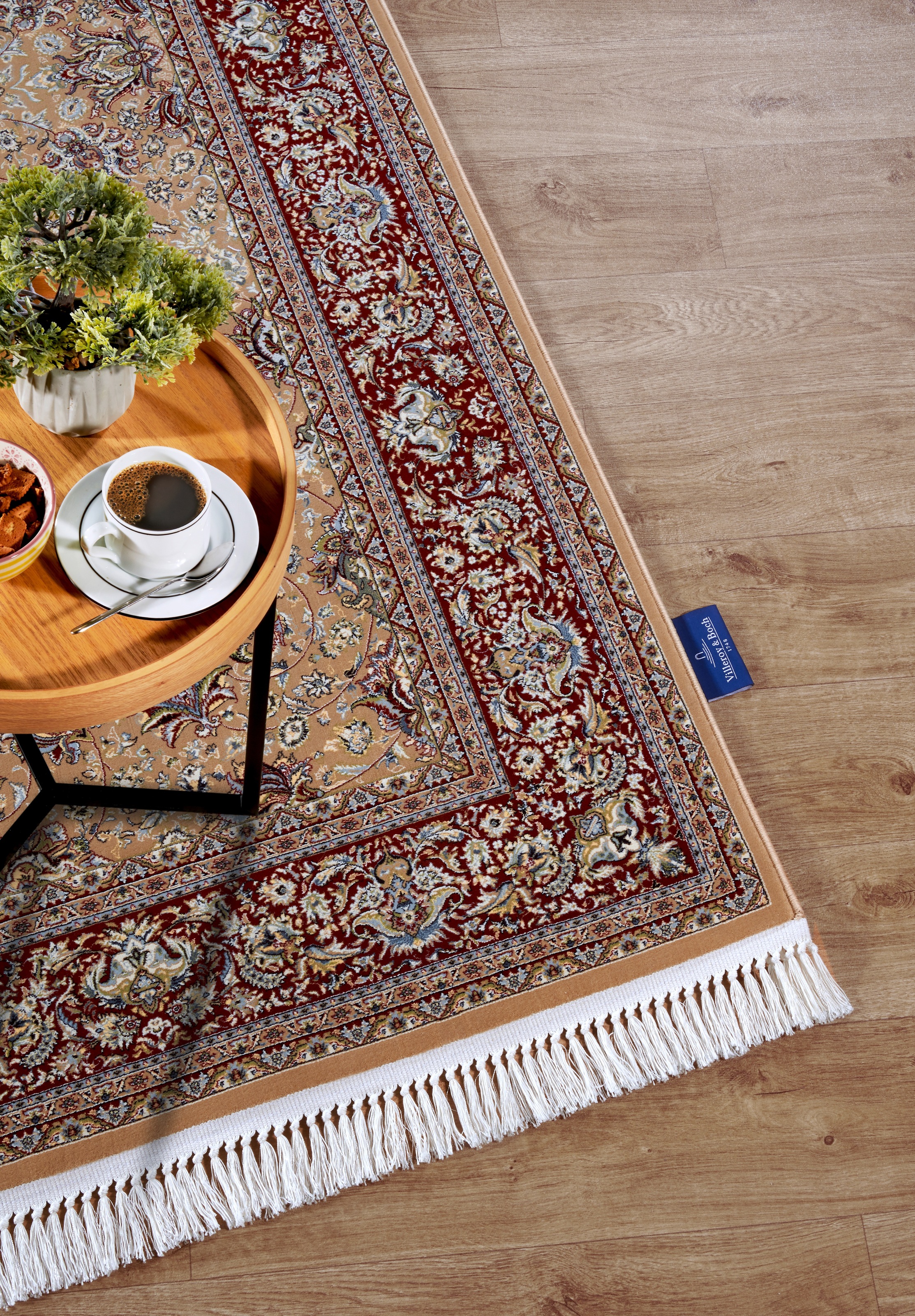 Villeroy & Boch Teppich »Alfred«, rechteckig, 7 mm Höhe, Orientalisch, Fransen, Wohnzimmer, Schlafzimmer, Klassisch, Kurzflor
