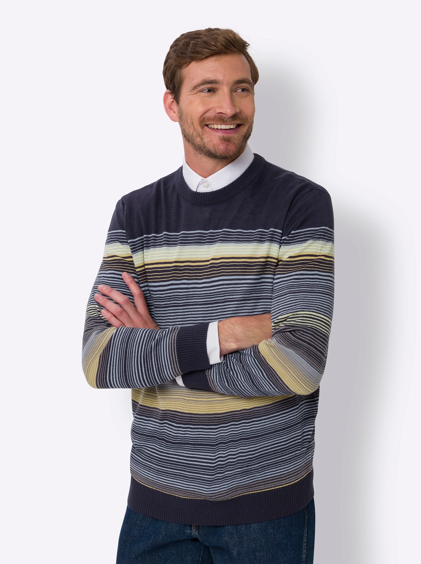Classic Rundhalspullover »Rundhals-Pullover«
