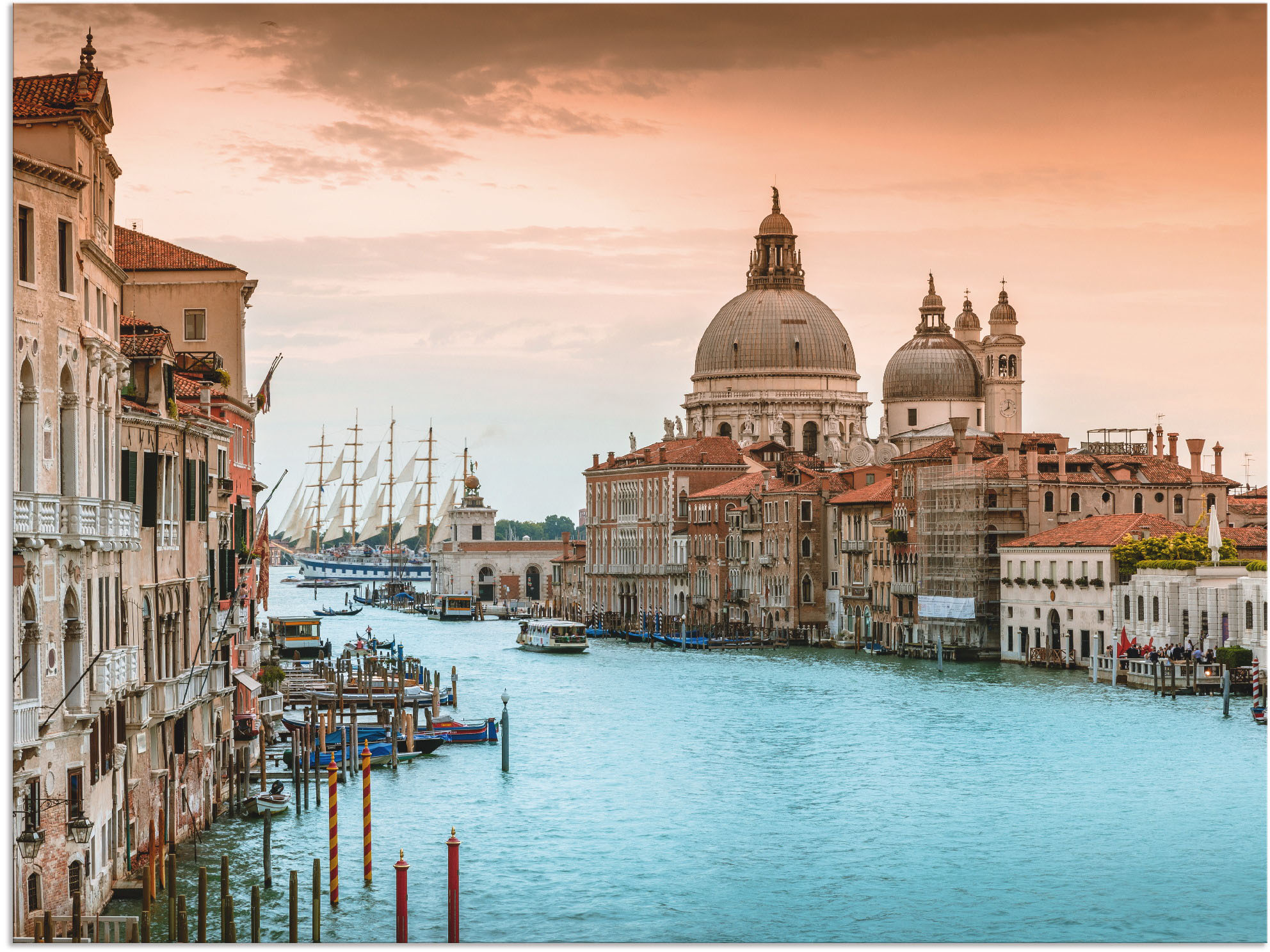 Artland 1100000002199 "Venedig Canal Grande I" Italien 1 Stk. tlg. als Alubild, Leinwandbild in verschied. Größen