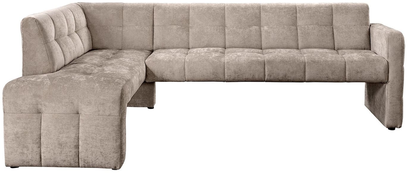 exxpo - sofa fashion "Barista, bequem und elegant, hohe Bodenfreiheit," Eckbank Barista bequem und elegant, hochwertige Detailverarbeitung