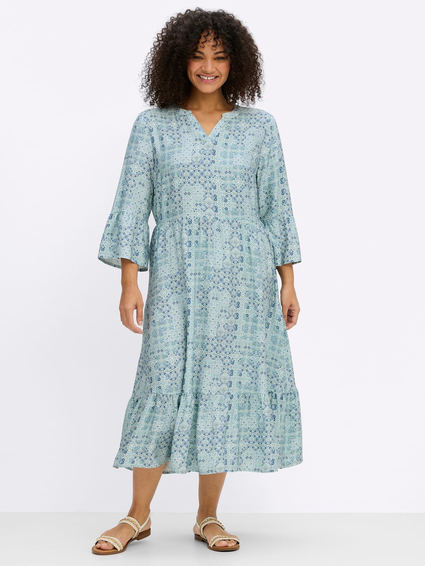 Sheego A-Linien-Kleid "Kleid"