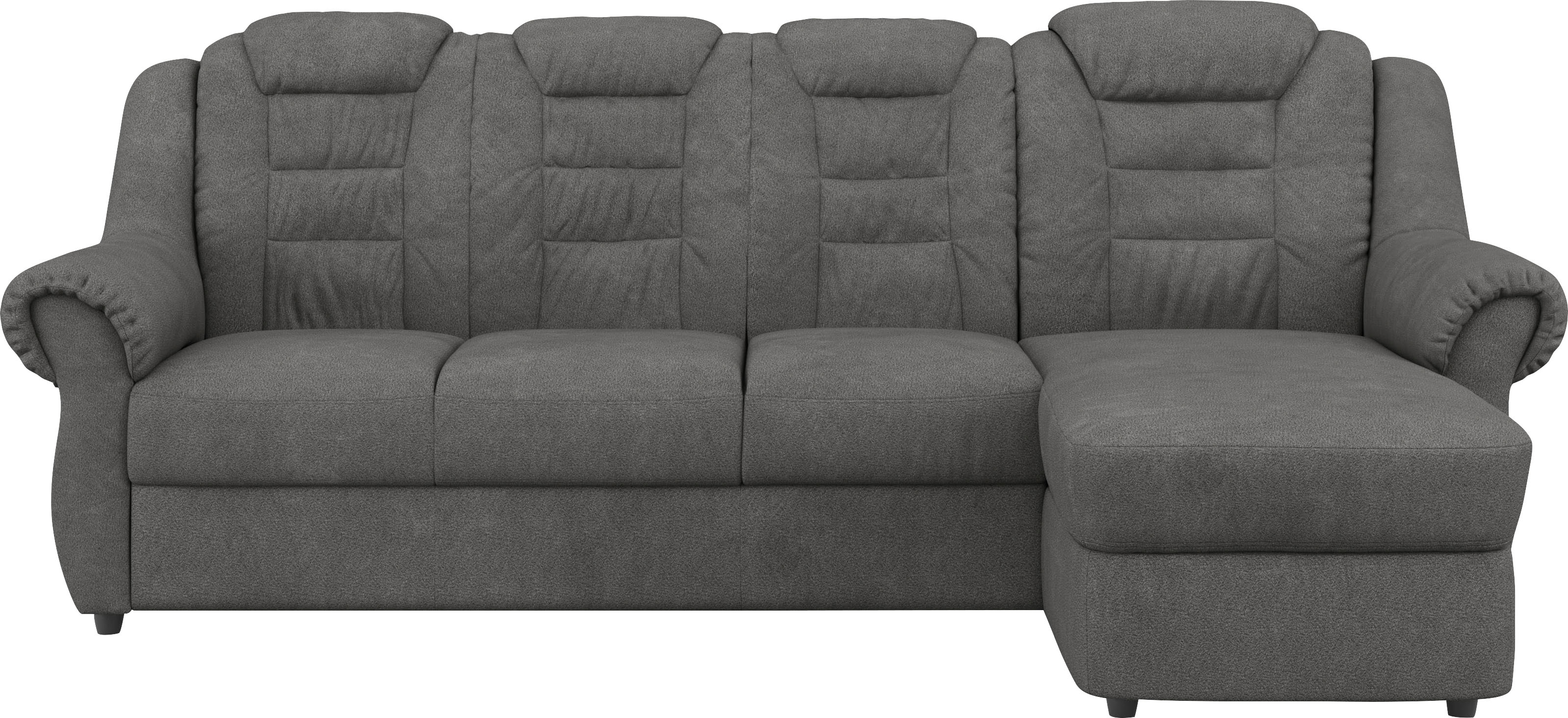Home affaire Ecksofa "Boston L-Form" mit hoher Rückenlehne, wahlweise mit Schlaffunktion