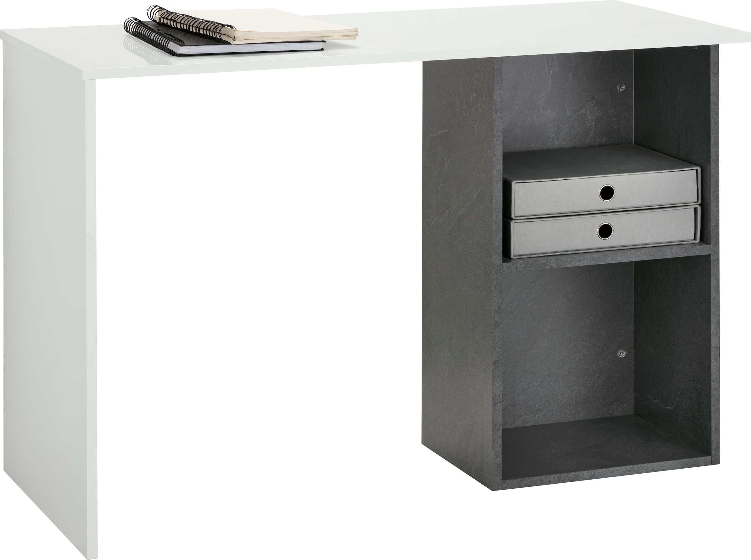 Home affaire "Conti" Computertisch, modernes zweifarbiges Design, Breite 110 cm