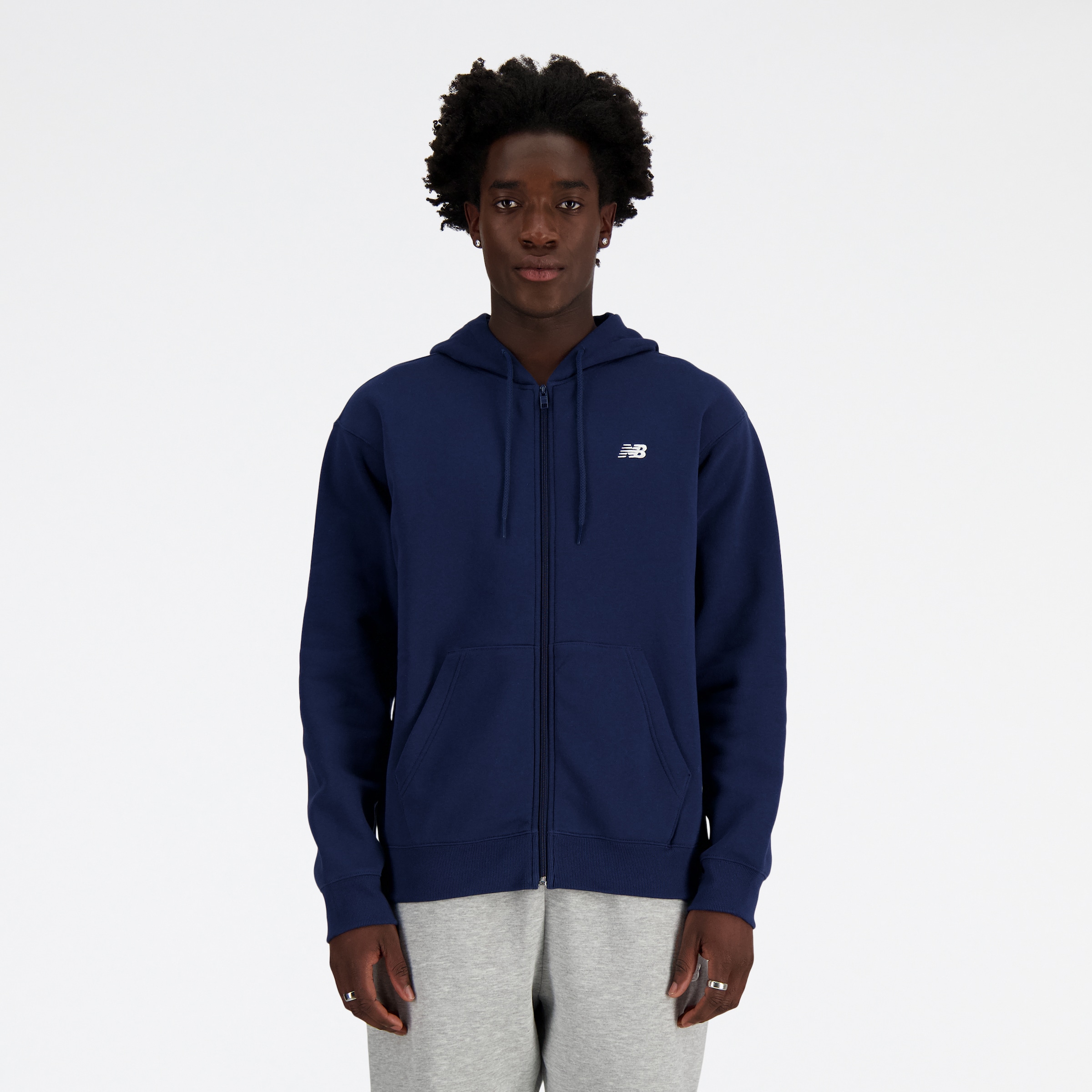 New Balance Sweatjacke "Sport Essentials Logo French Terry Full Zip" günstig online kaufen