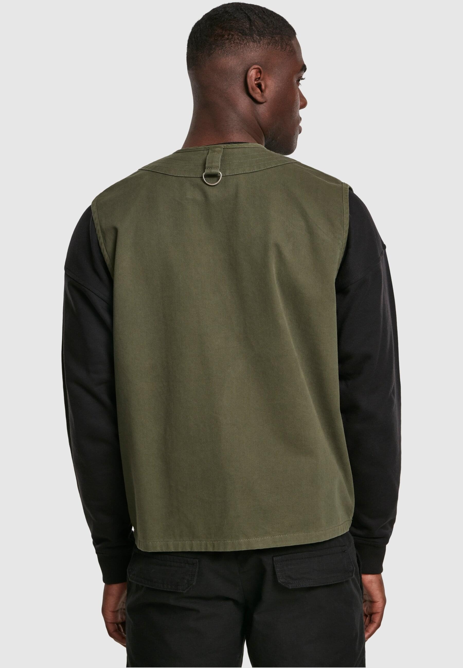 URBAN CLASSICS Jerseyweste »Urban Classics Herren Worker Vest«, (1 tlg.)