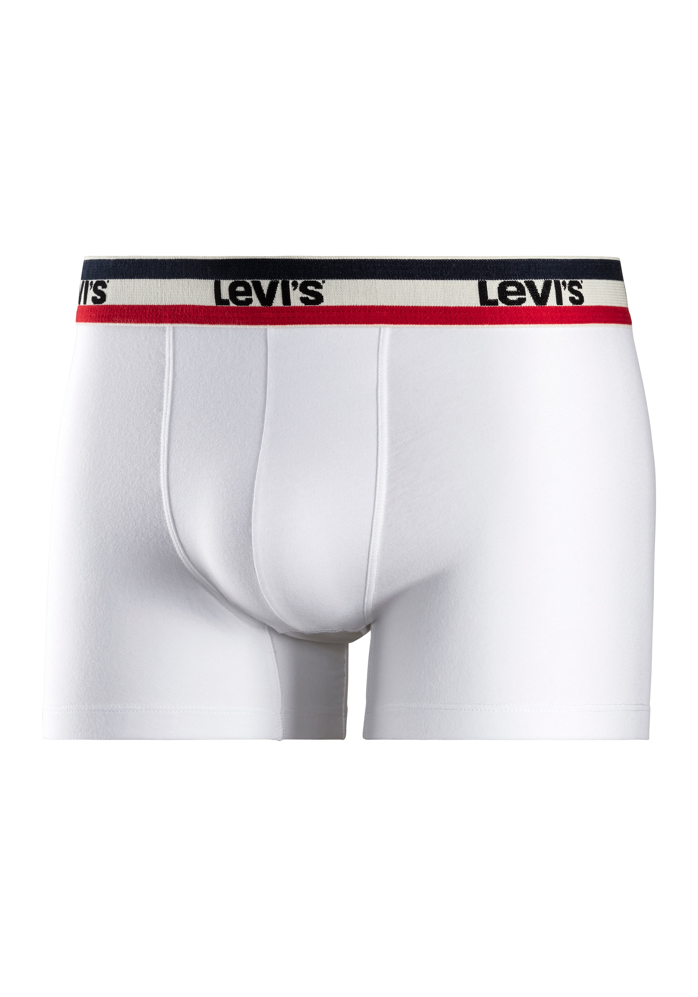 Levi's® Boxer, (Packung, 3 St.), Streifen Logo Bund