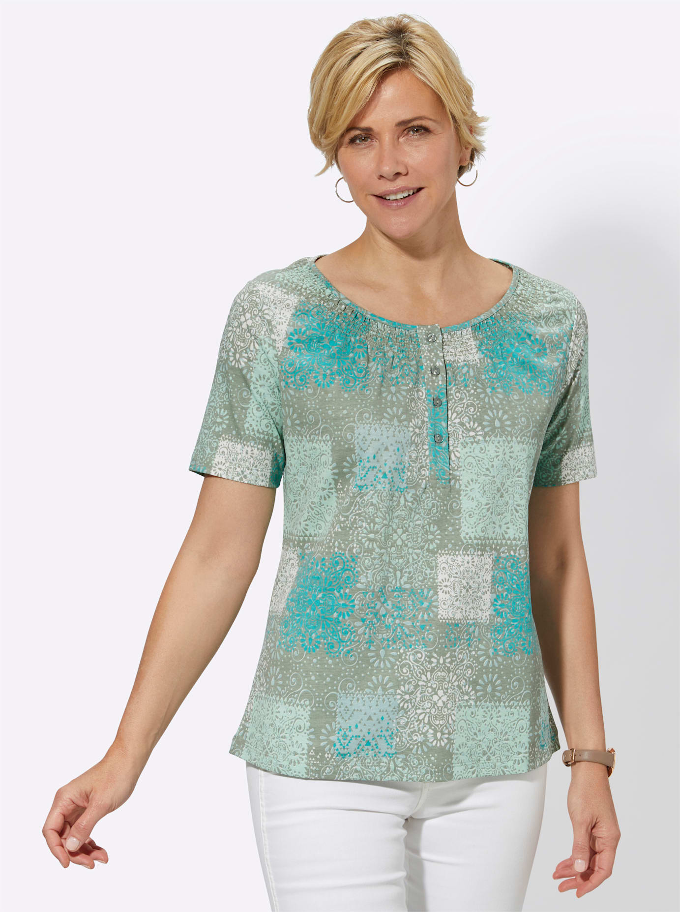 Thumbnail - Classic Basics Rundhalsshirt "Shirt", (1 tlg.)