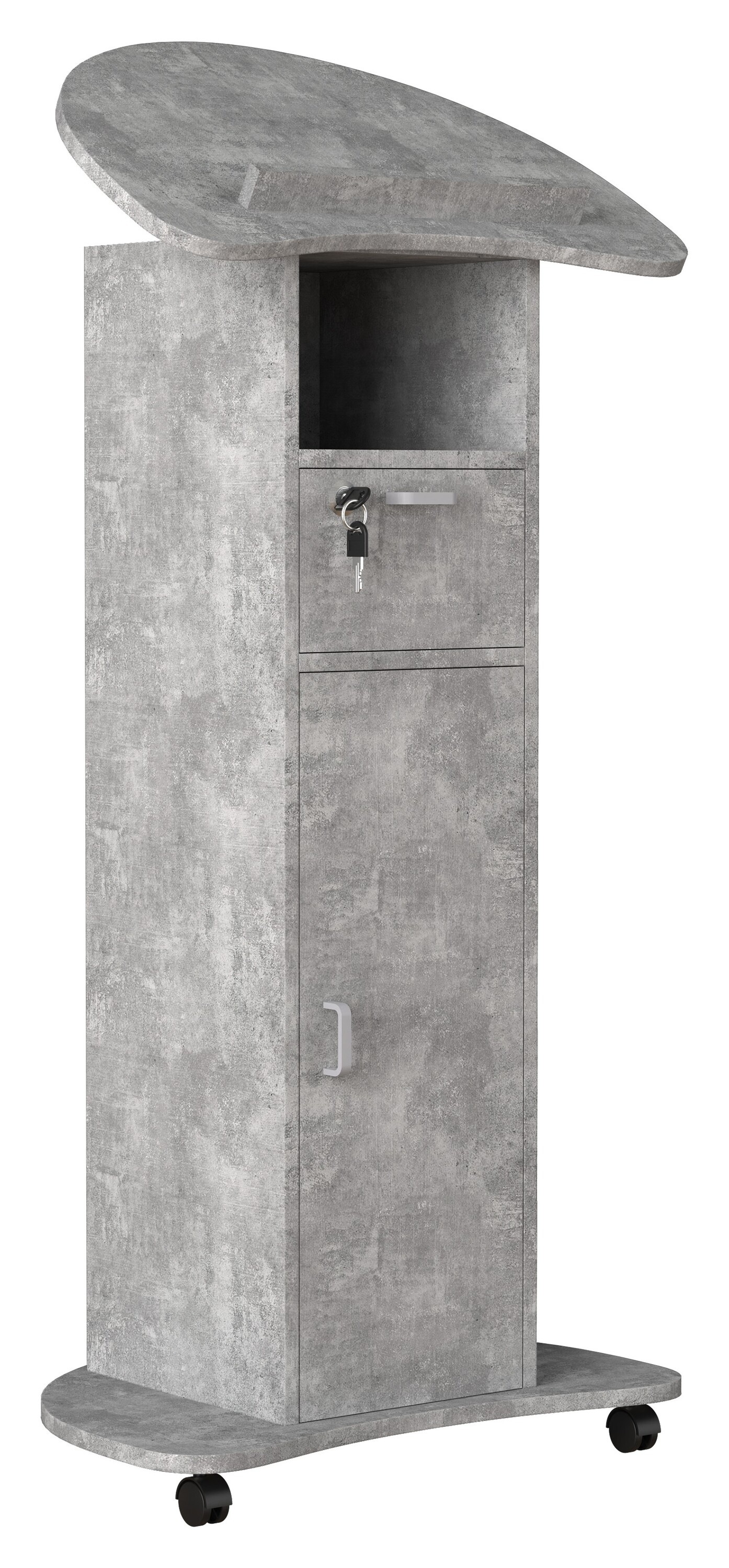 VCM Stehpult »Holz Stehpult Rednerpult Stehtisch Rollen Redola T« 1 Stk. tlg.