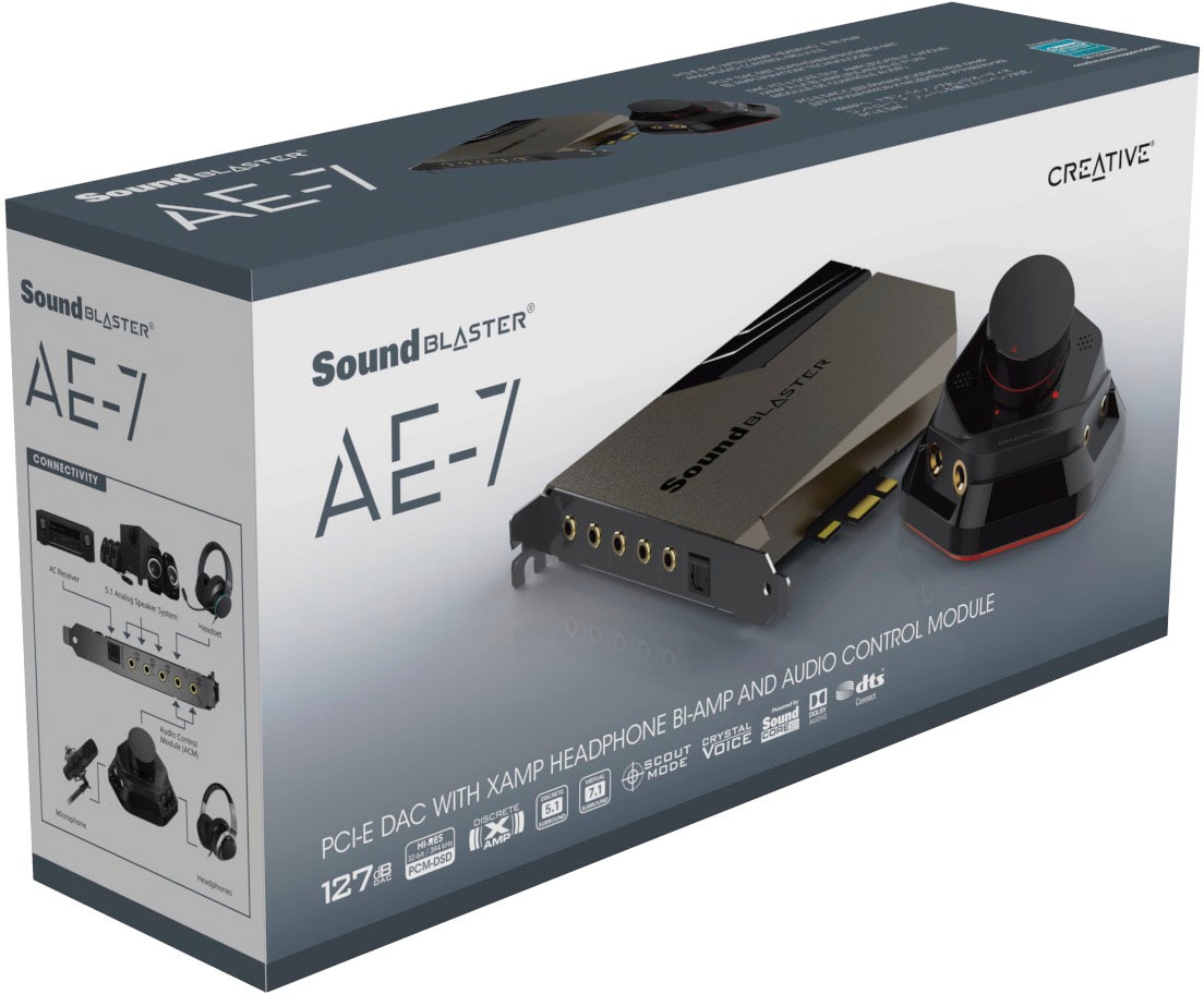 Creative Soundkarte »Sound DAC- und | Sale Verstärker« Blaster BAUR PCIe AE-7 im