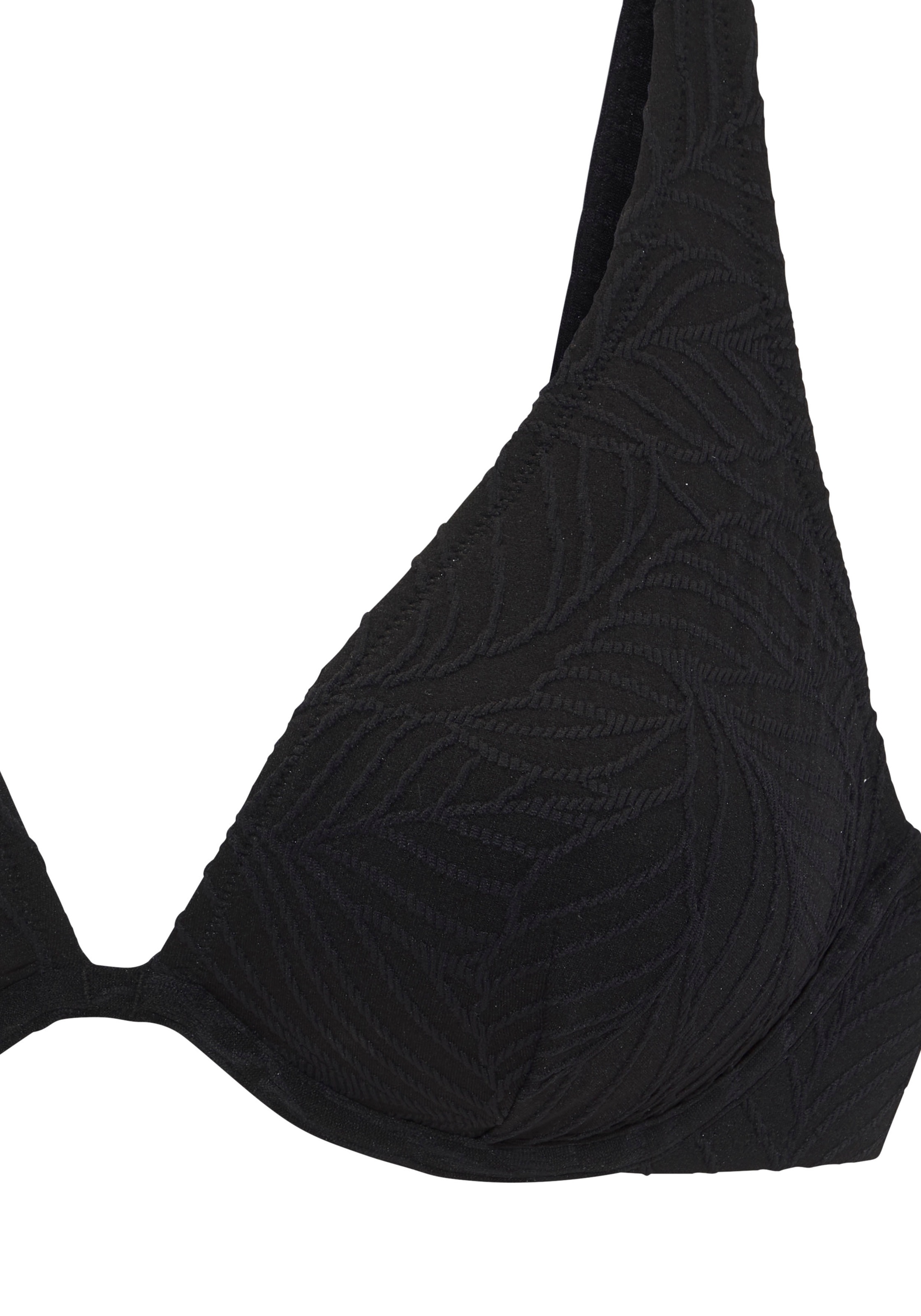 LASCANA Bügel-Bikini-Top "Fay", aus eleganter Strukturware günstig online kaufen