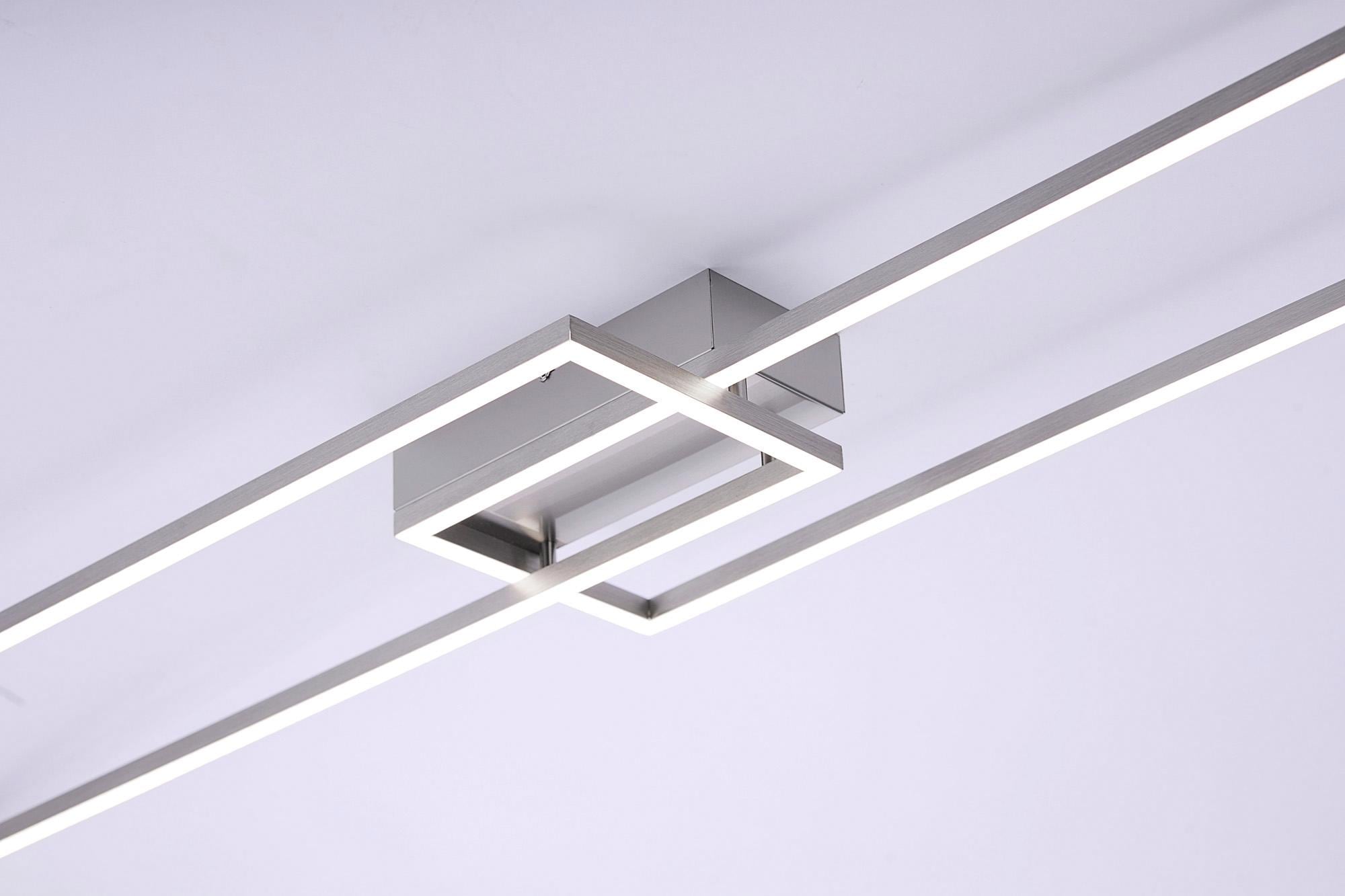 JUST LIGHT Deckenleuchte »IVEN«, 2 flammig, Leuchtmittel LED-Board | LED fest integriert, CCT-Farbtemperaturregelung, Dimmbar über Funkfernbed., Memoryfunktion