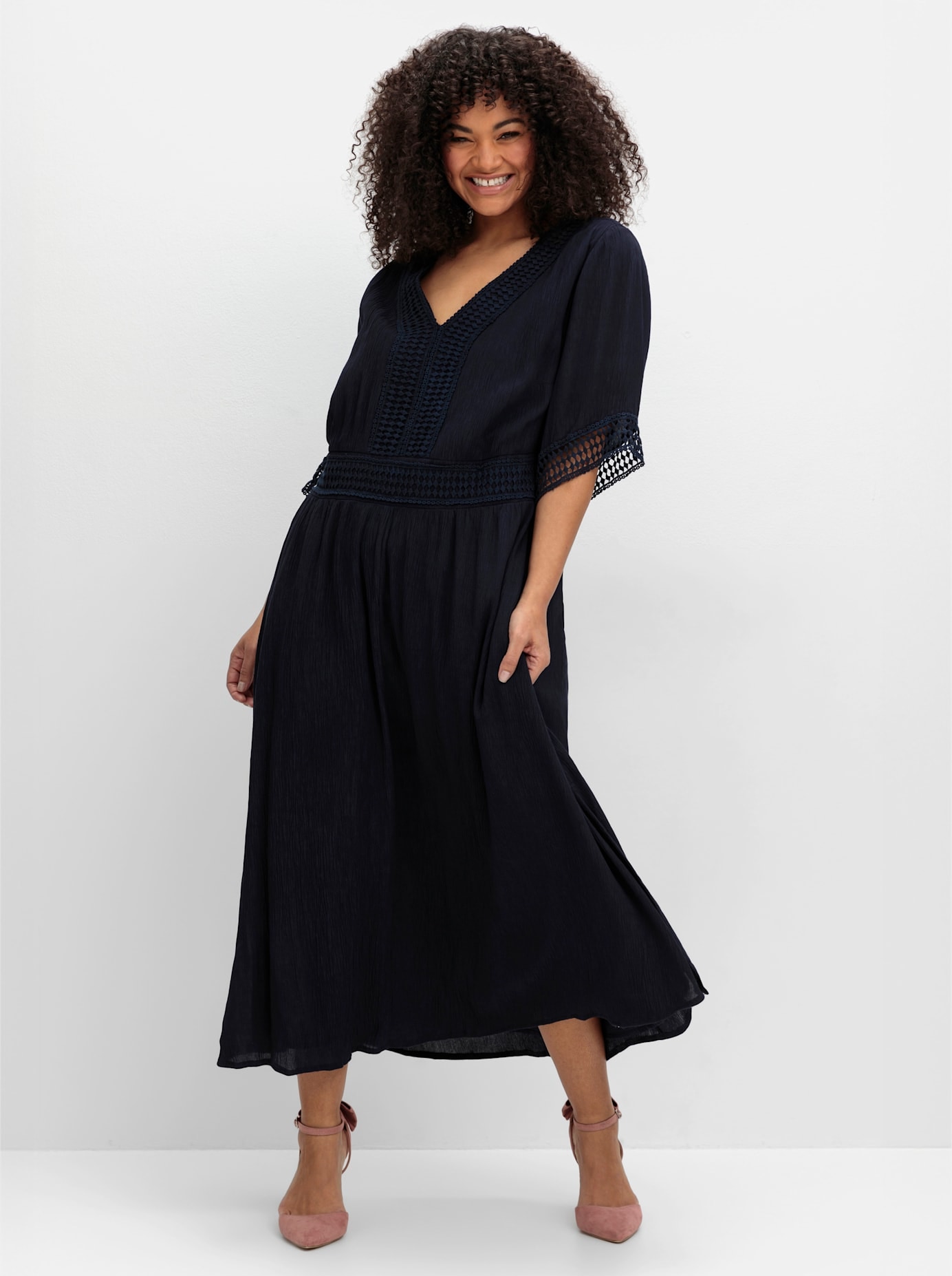 Sheego Maxikleid "Maxikleid" günstig online kaufen