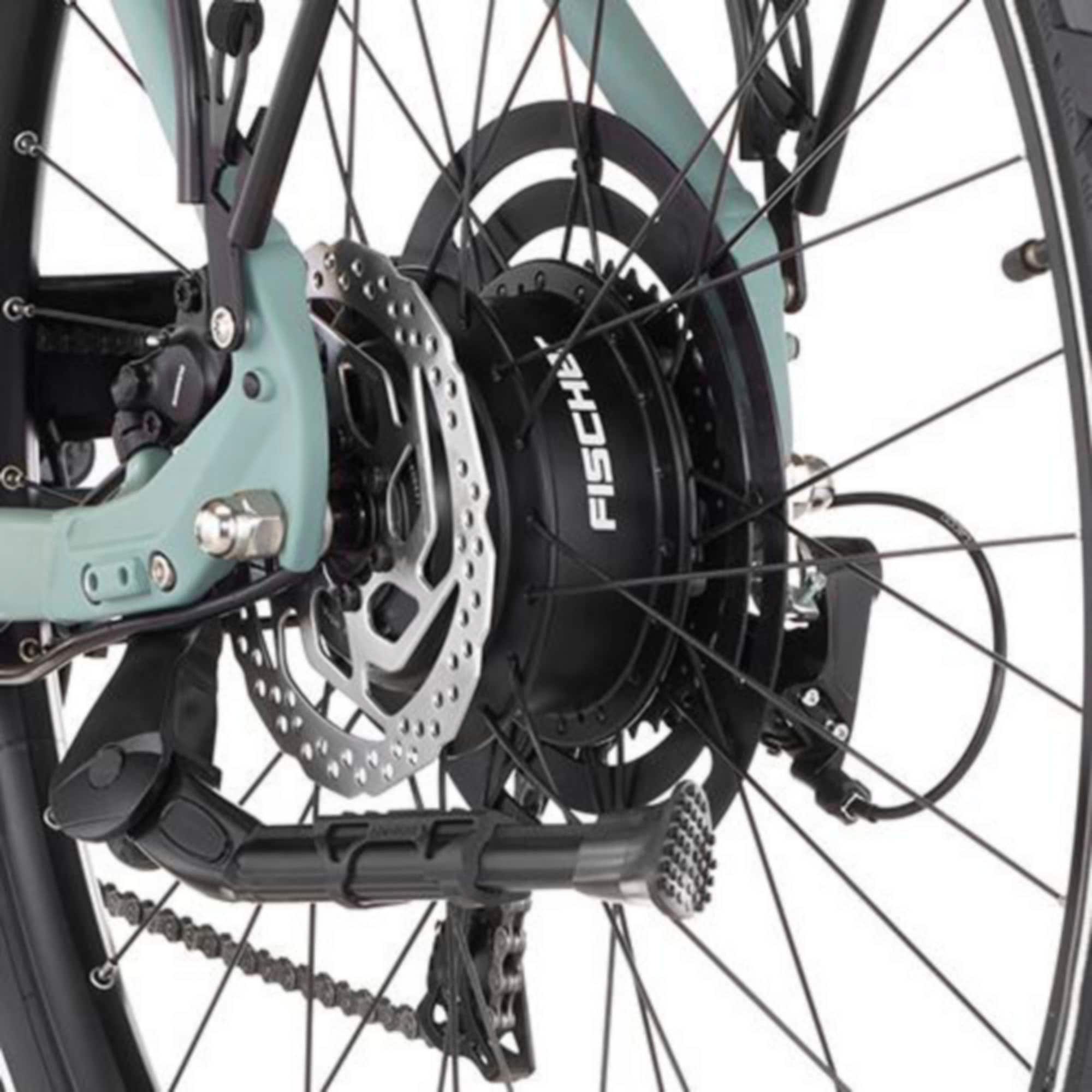 FISCHER Fahrrad E-Bike »VIATOR 2.1 459 55«, 8 Gang, Shimano, ACERA, (mit Akku-Ladegerät-mit Werkzeug)