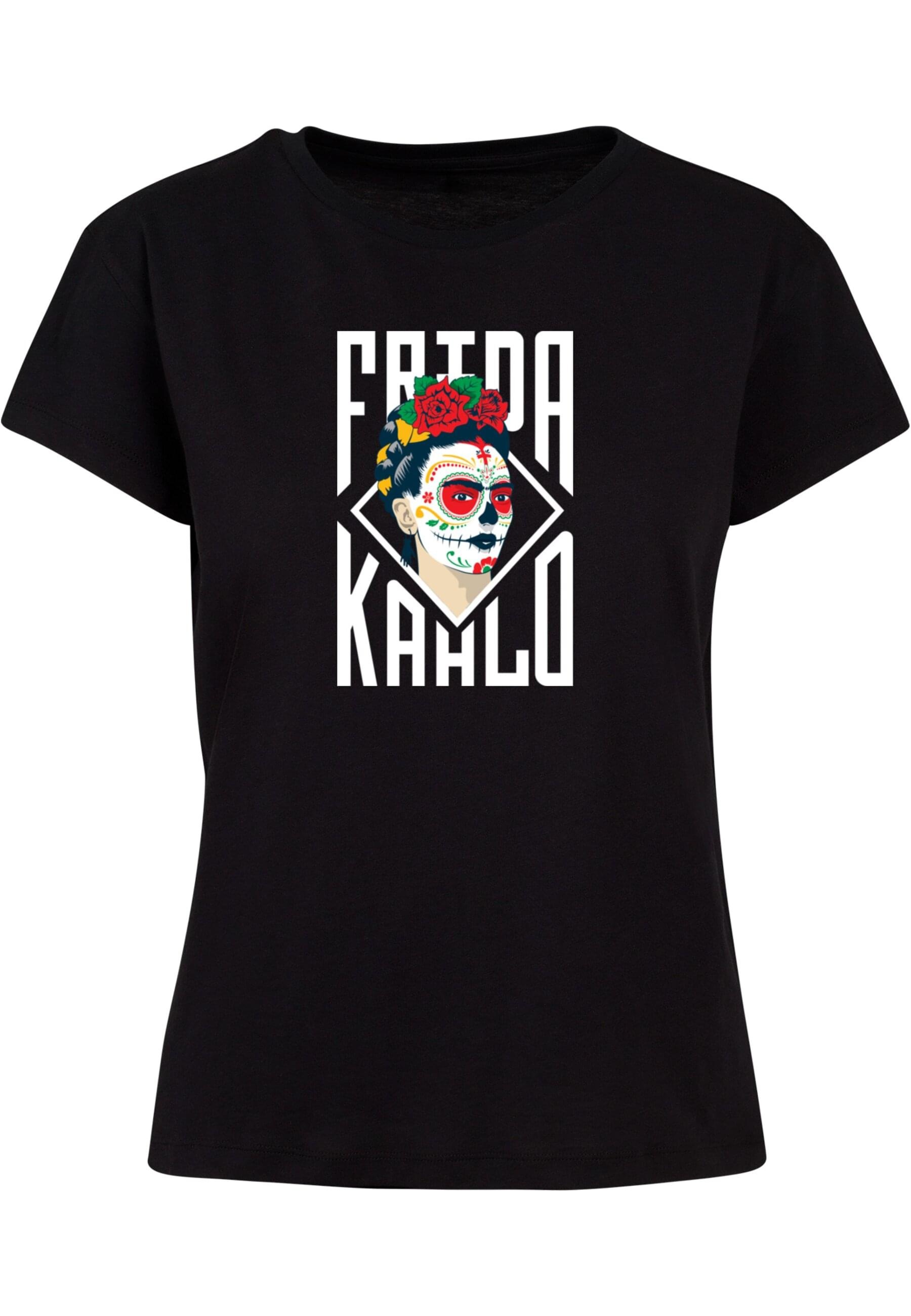 Merchcode T-Shirt »Merchcode Damen Ladies Frida Kahlo - Lettering Box Tee«, (1 tlg.)