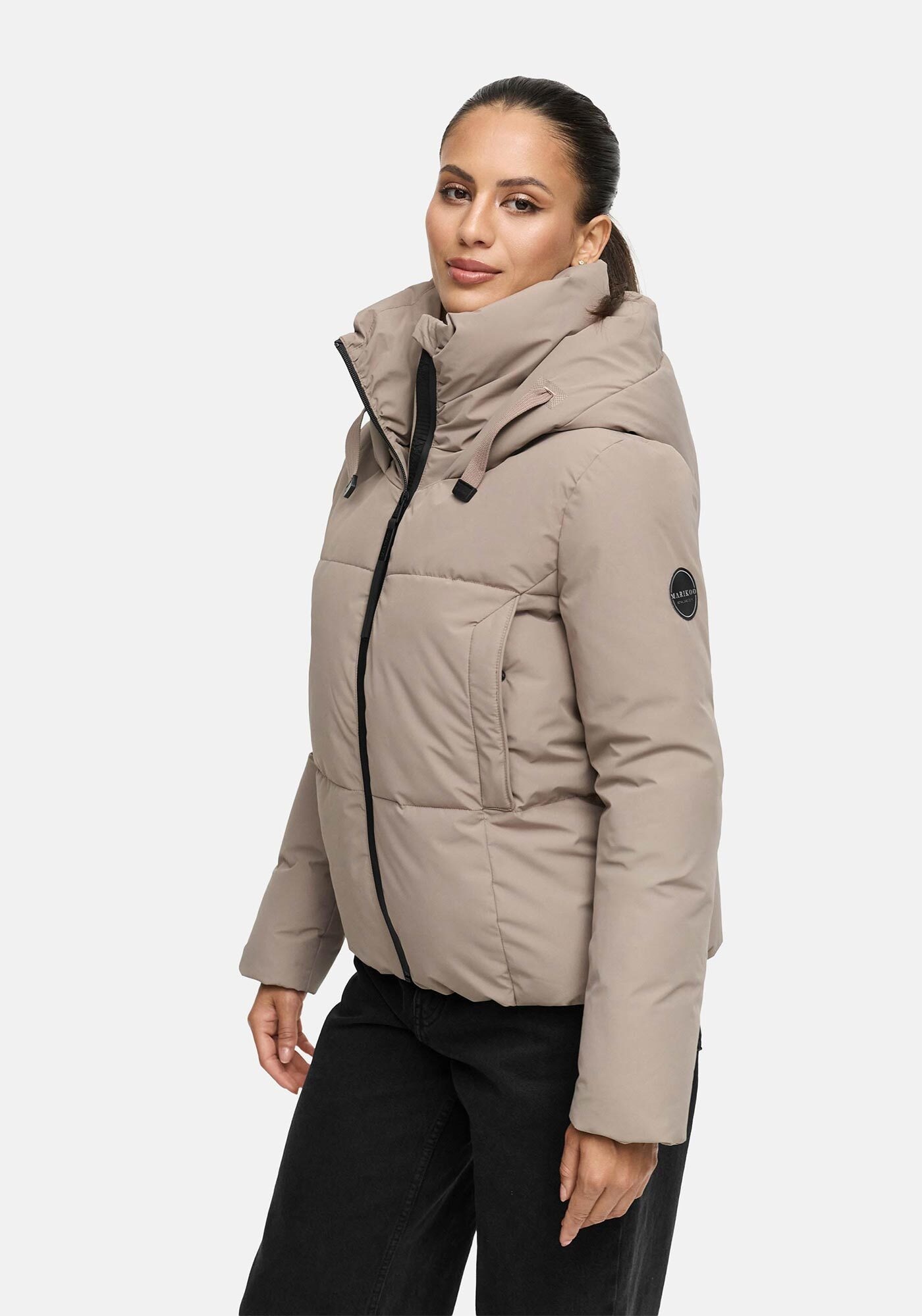 Marikoo Winterjacke "Ninikaa", kurze Winterjacke mit extra hohem Windschutz günstig online kaufen