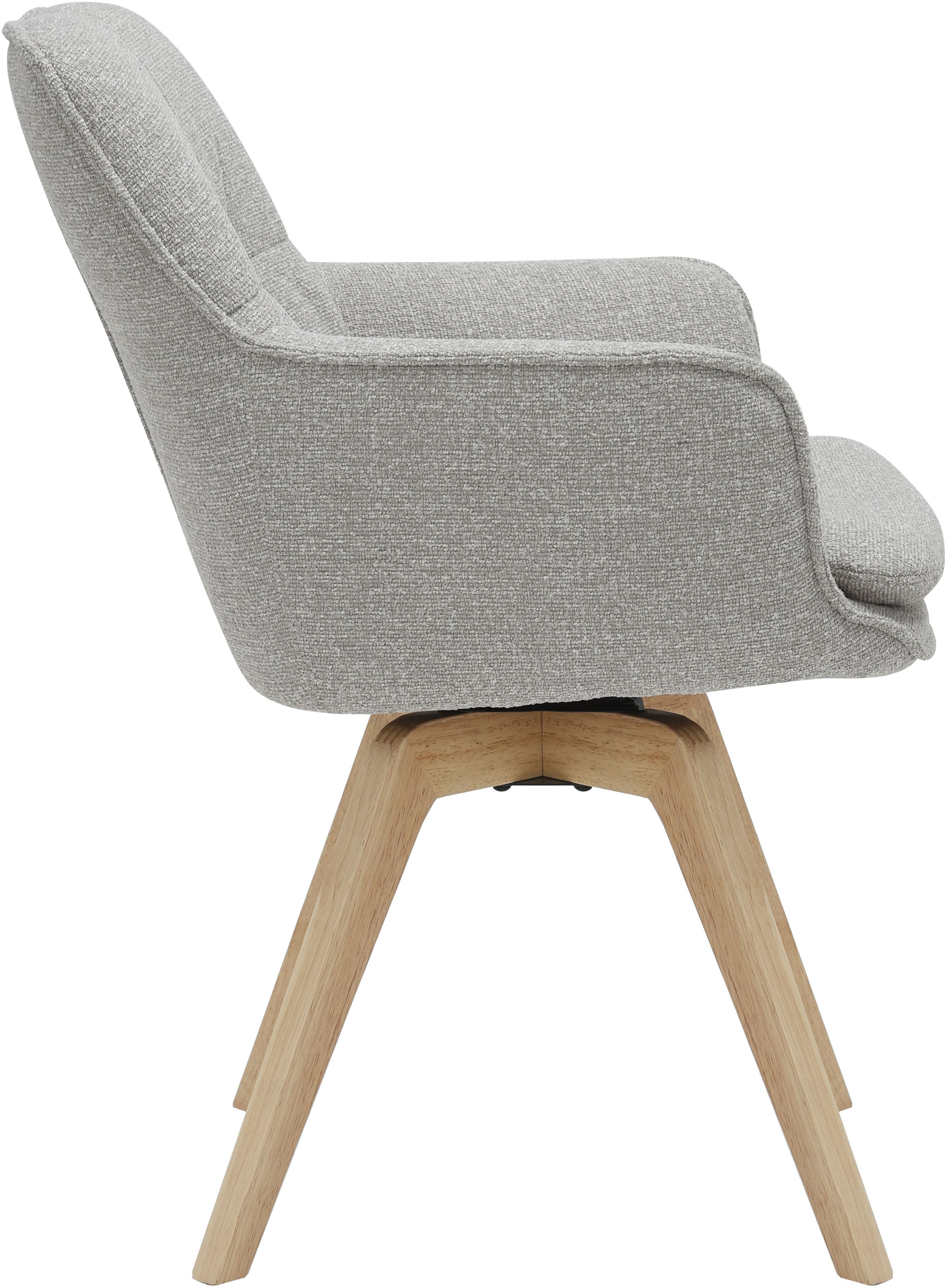 OTTO home Esszimmerstuhl »Sigune« () 1 Stk.pflegeleichter Webstoff Bezug, massives Echtholzgestell