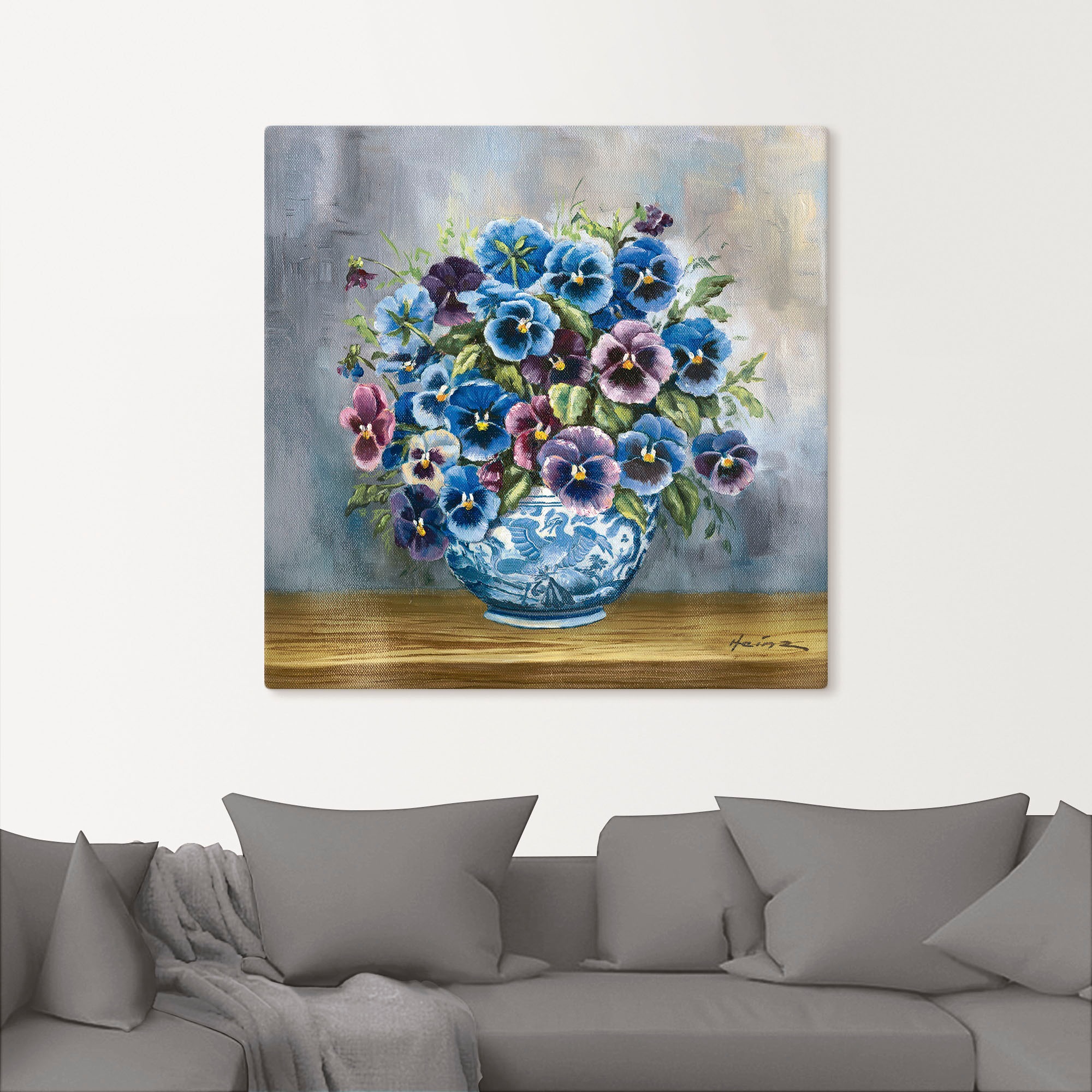 Artland Wandbild »Stiefmütterchen«, Blumenbilder, (1 St.), als Alubild, Outdoorbild, Leinwandbild, Poster, Wandaufkleber