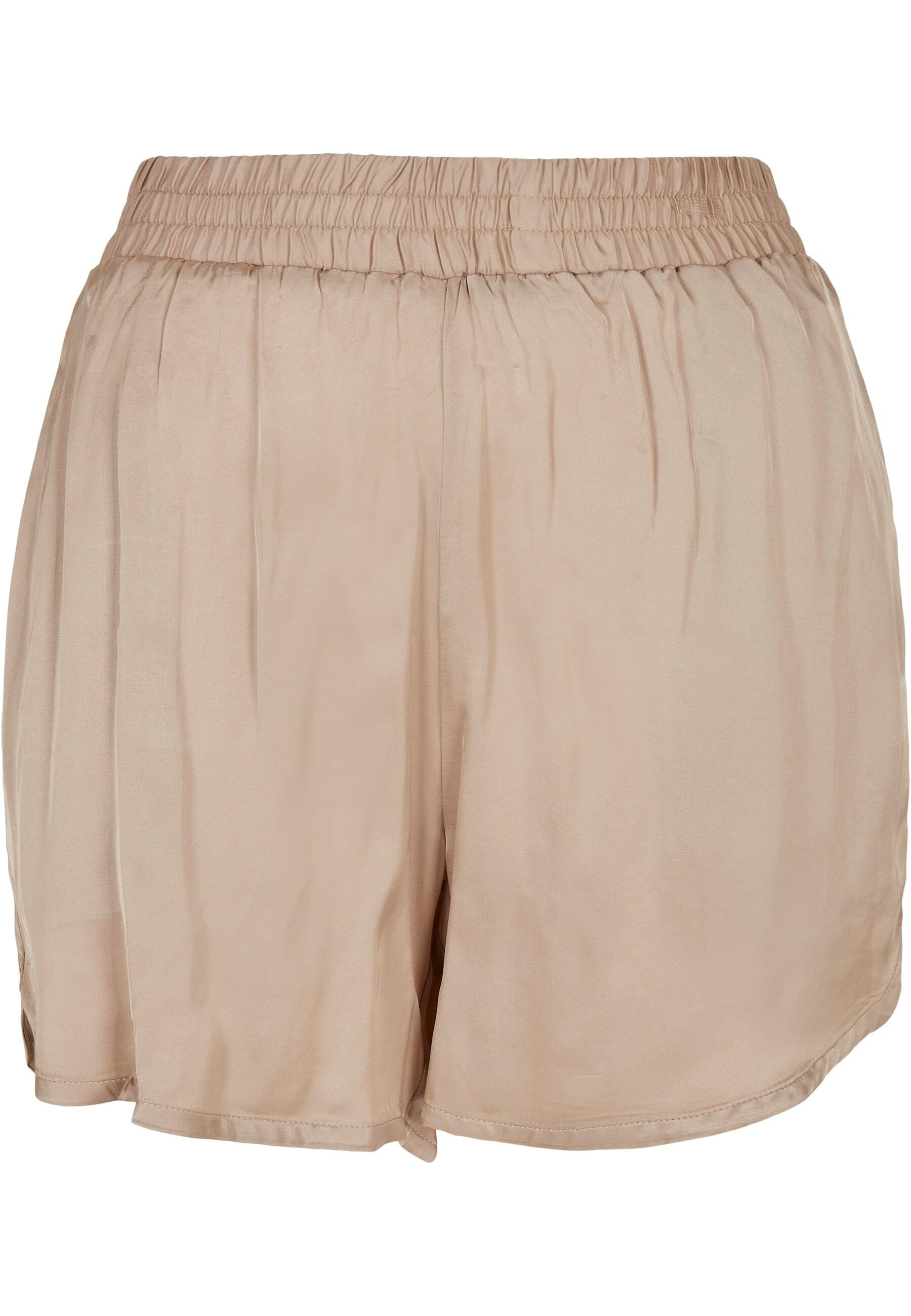 URBAN CLASSICS Shorts "Urban Classics Damen Ladies Viscose Satin Resort Shorts", (1 tlg.)