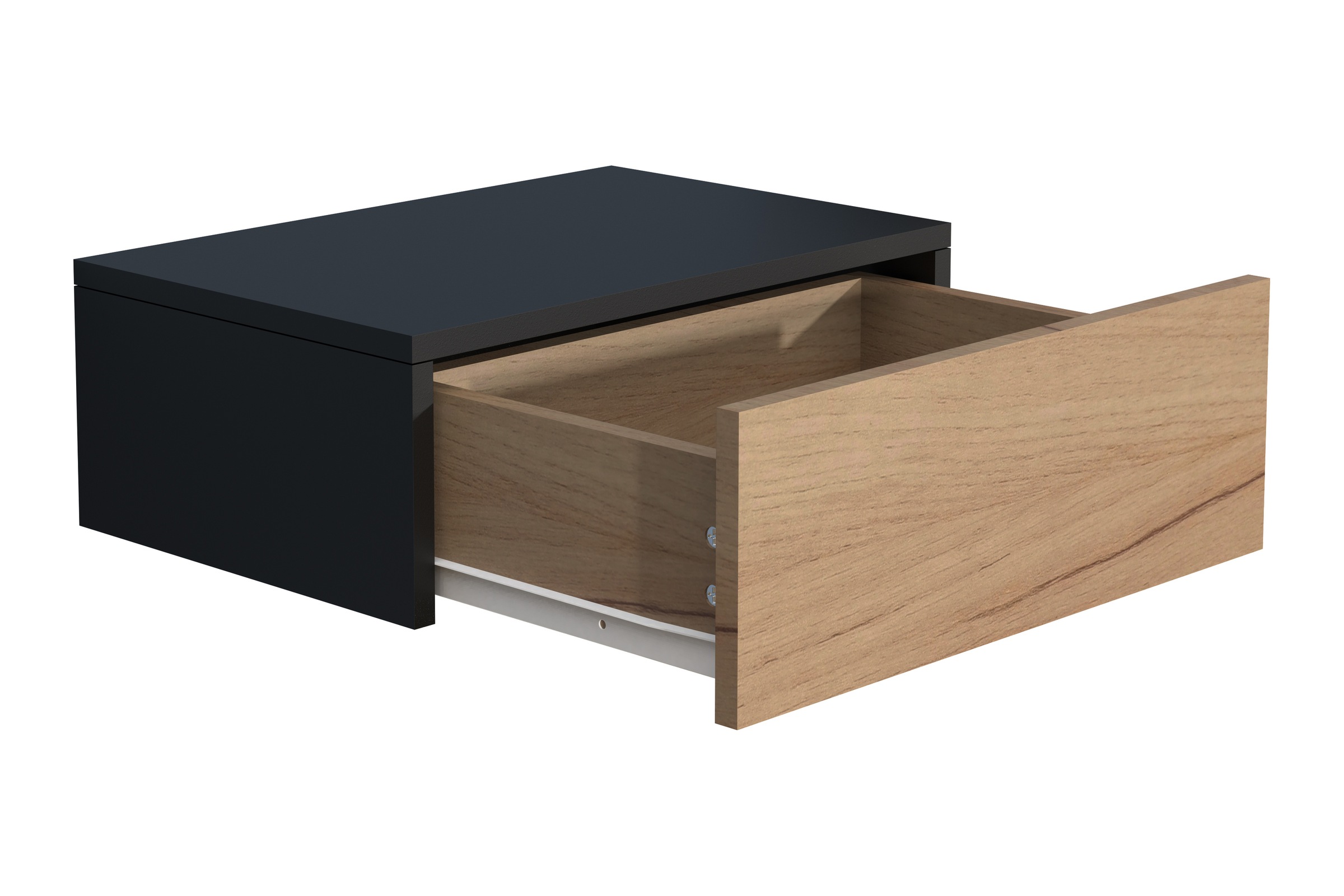 VCM Nachttisch »Holz Wandschublade Wand Hänge Nachttisch Usal M45«