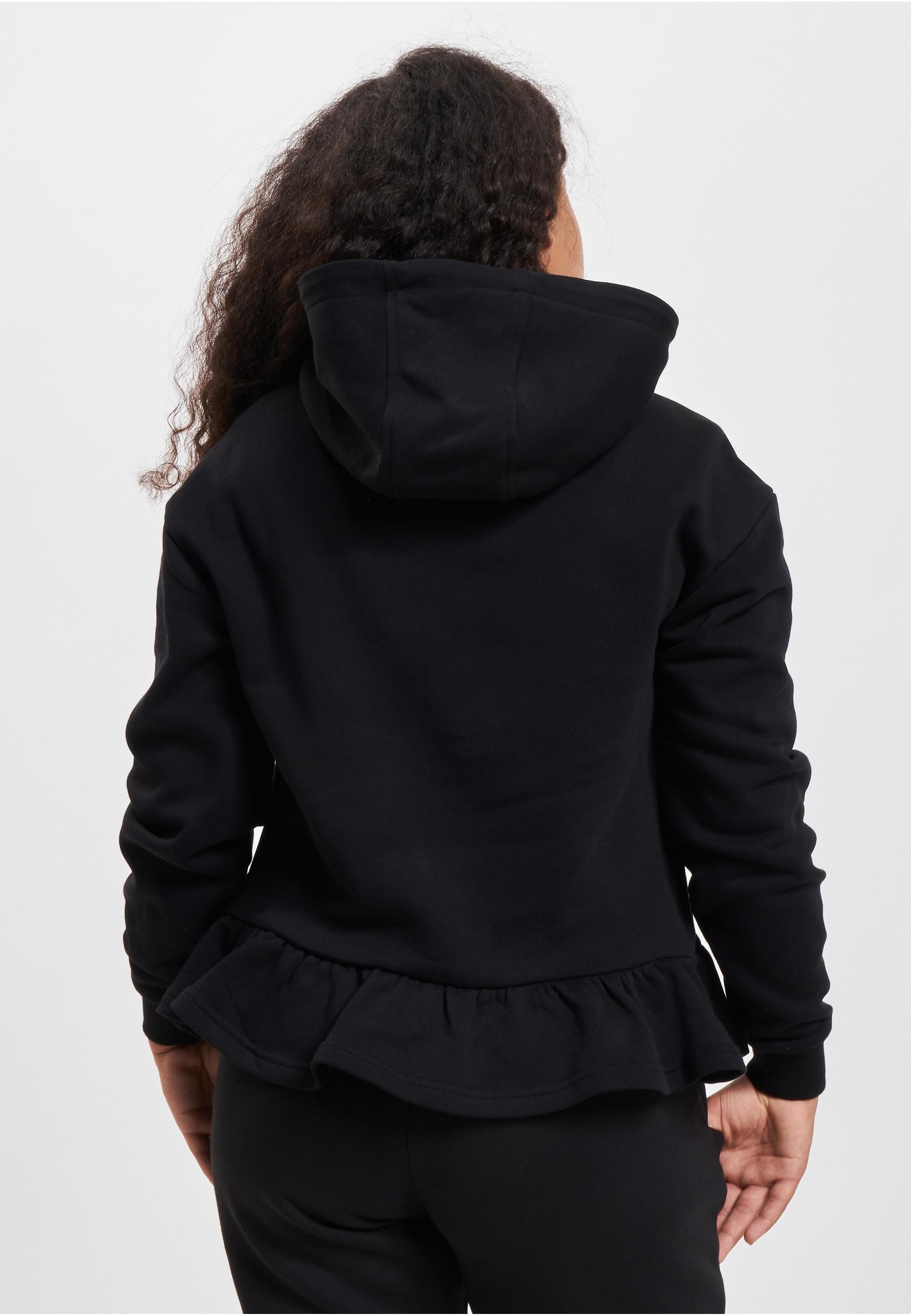 URBAN CLASSICS Kapuzensweatshirt »Urban Classics Damen Girls Organic Volants Hoody«, (1 tlg.)