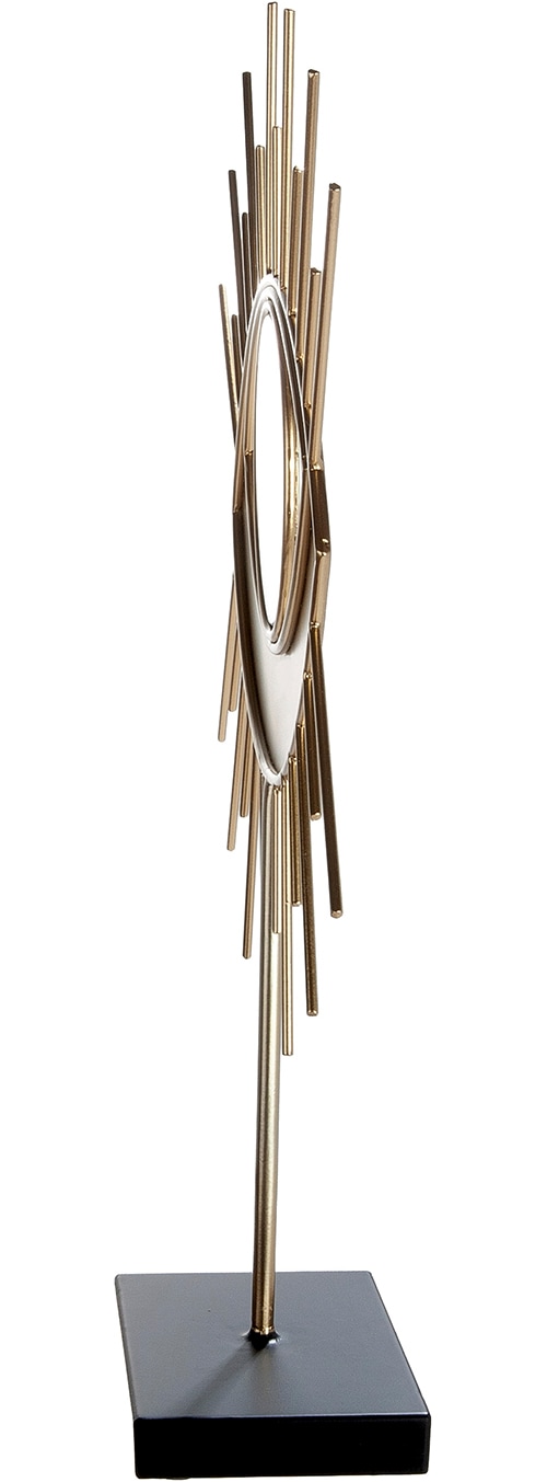 GILDE Skulptur »Dekoobjekt Auge Ocula goldfarben« Wanddekoration Spirituelles Symbol Boho-Style Trenddeko
