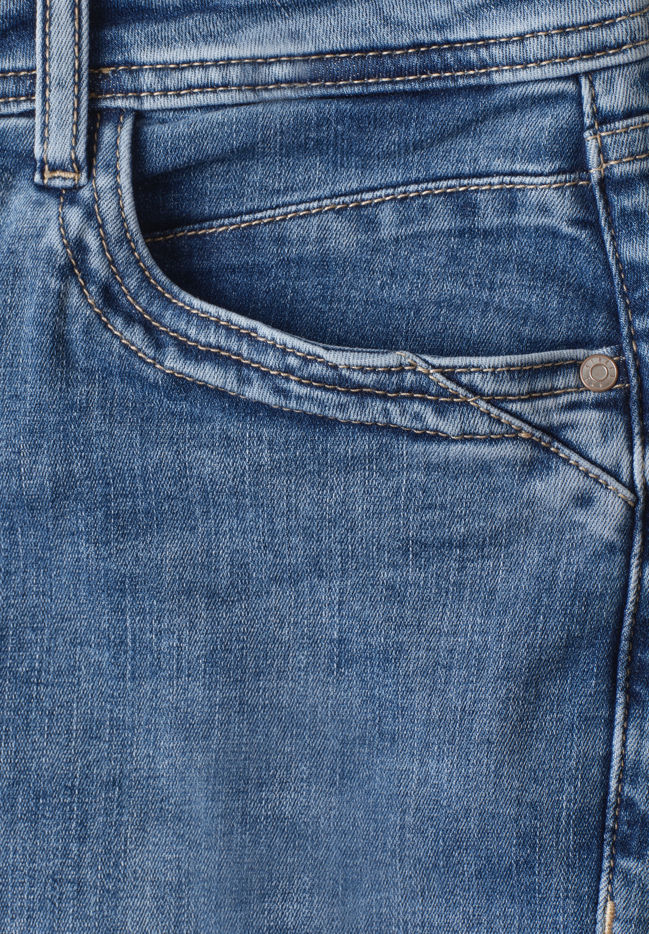STREET ONE Comfort-fit-Jeans Middle Waist