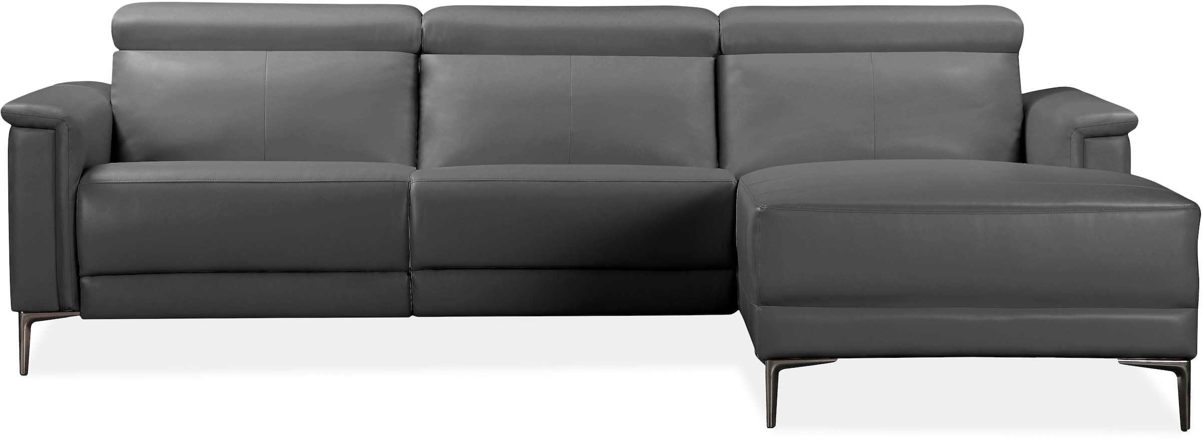 Home affaire Ecksofa "LUND, L-Form, 261cm, man. o. elektr. Relaxfunktion (m günstig online kaufen