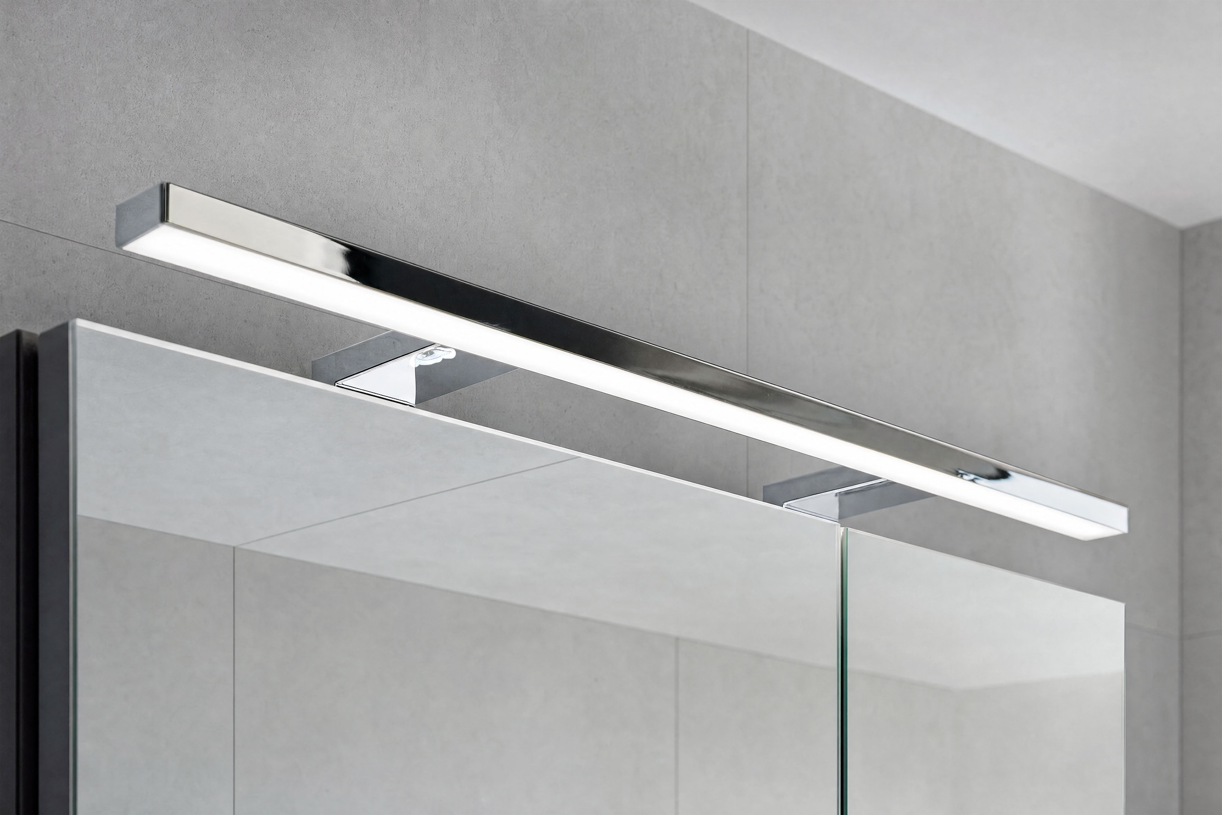 OPTIFIT Spiegelschrank »Pier« Breite 65 cm, schnelle Montage mit OPTIsnap