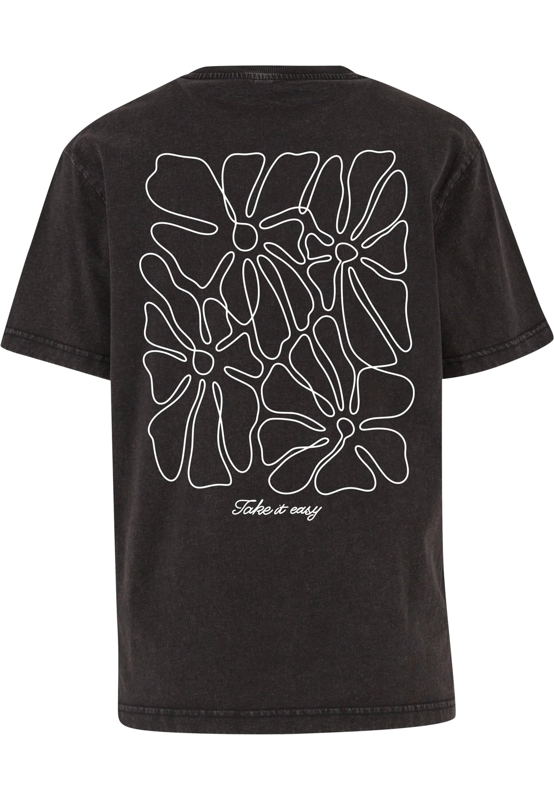 Miss Tee T-Shirt "Miss Tee One Line Flowers Ladies Vintage Everyday Tee" 1 günstig online kaufen