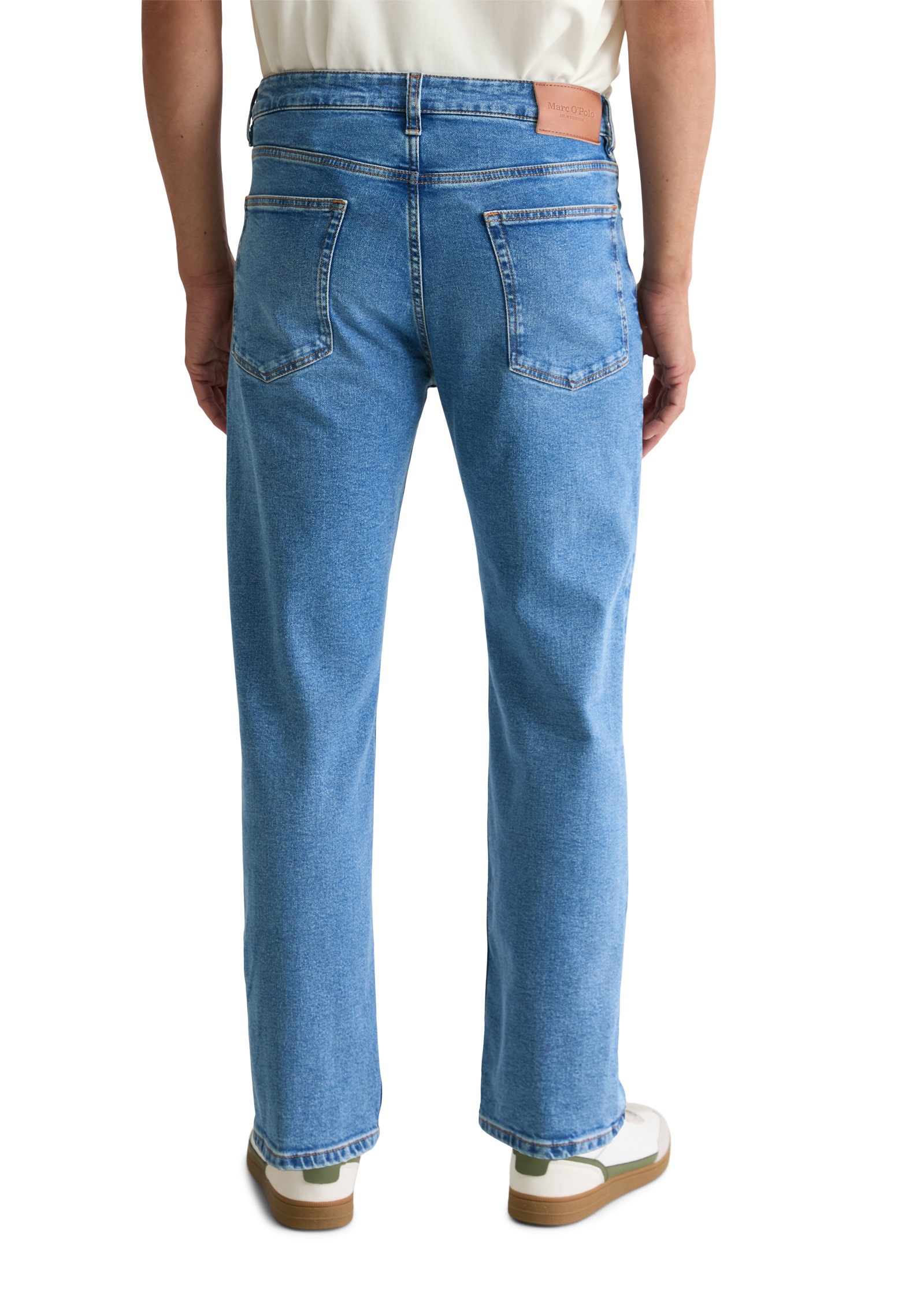 Marc O'Polo Straight-Jeans »aus Bio-Baumwoll-Mix«