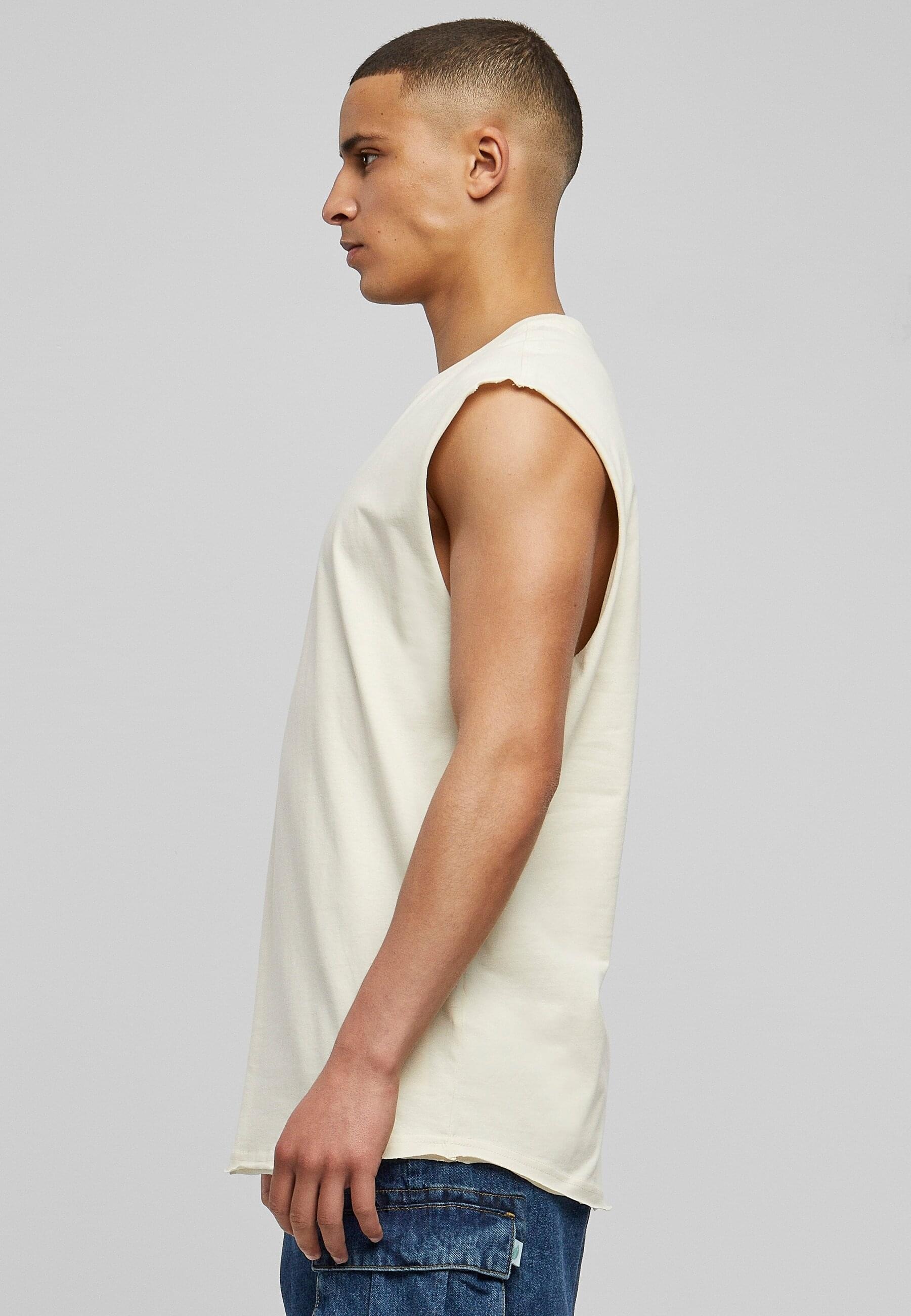 URBAN CLASSICS T-Shirt »Urban Classics Herren Open Edge Sleeveless Tee«, (1 tlg.)
