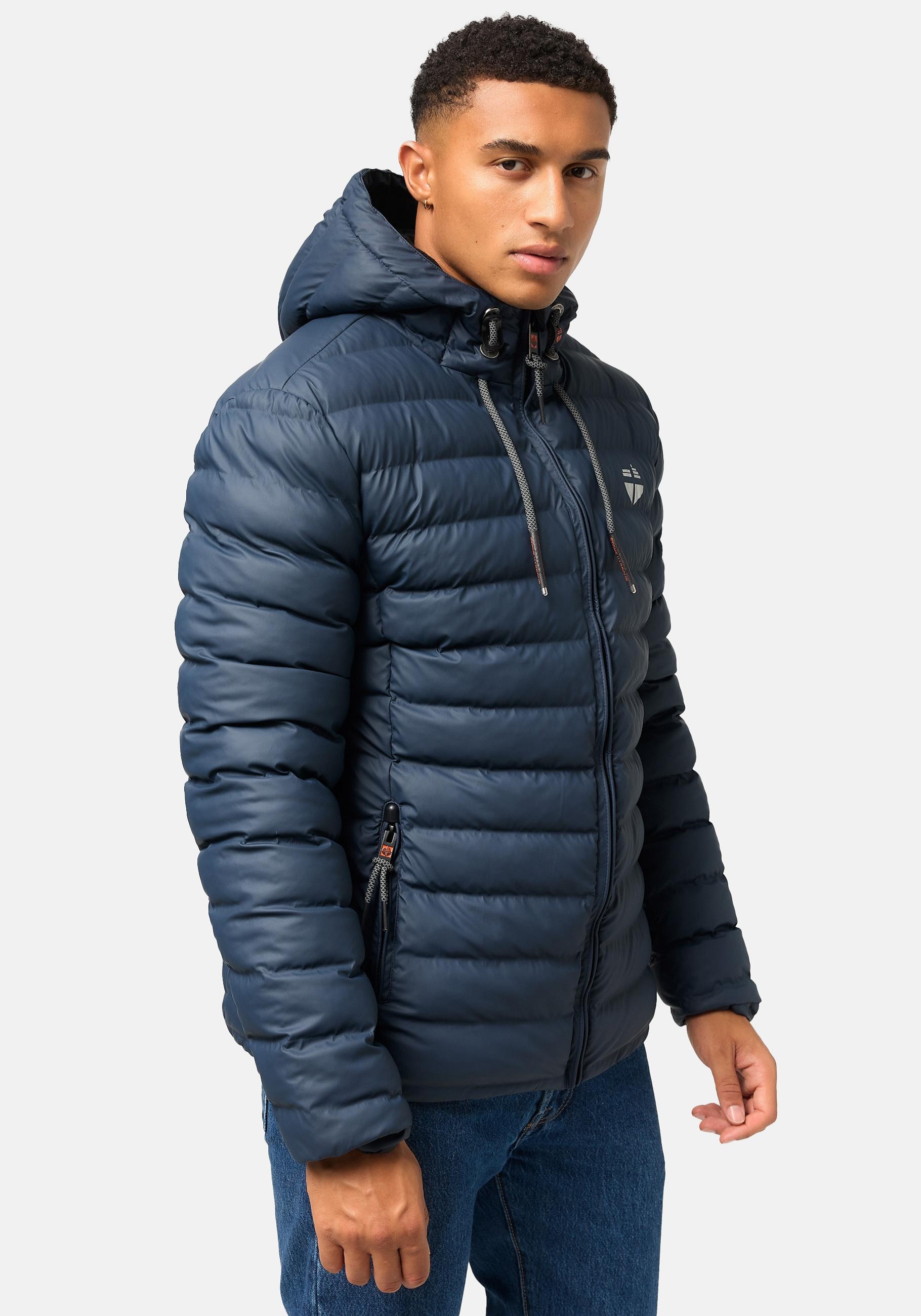 Stone Harbour Winterjacke "Zaharoo", mit Kapuze, Wasserdichte, gesteppte Regenjacke für den Winter