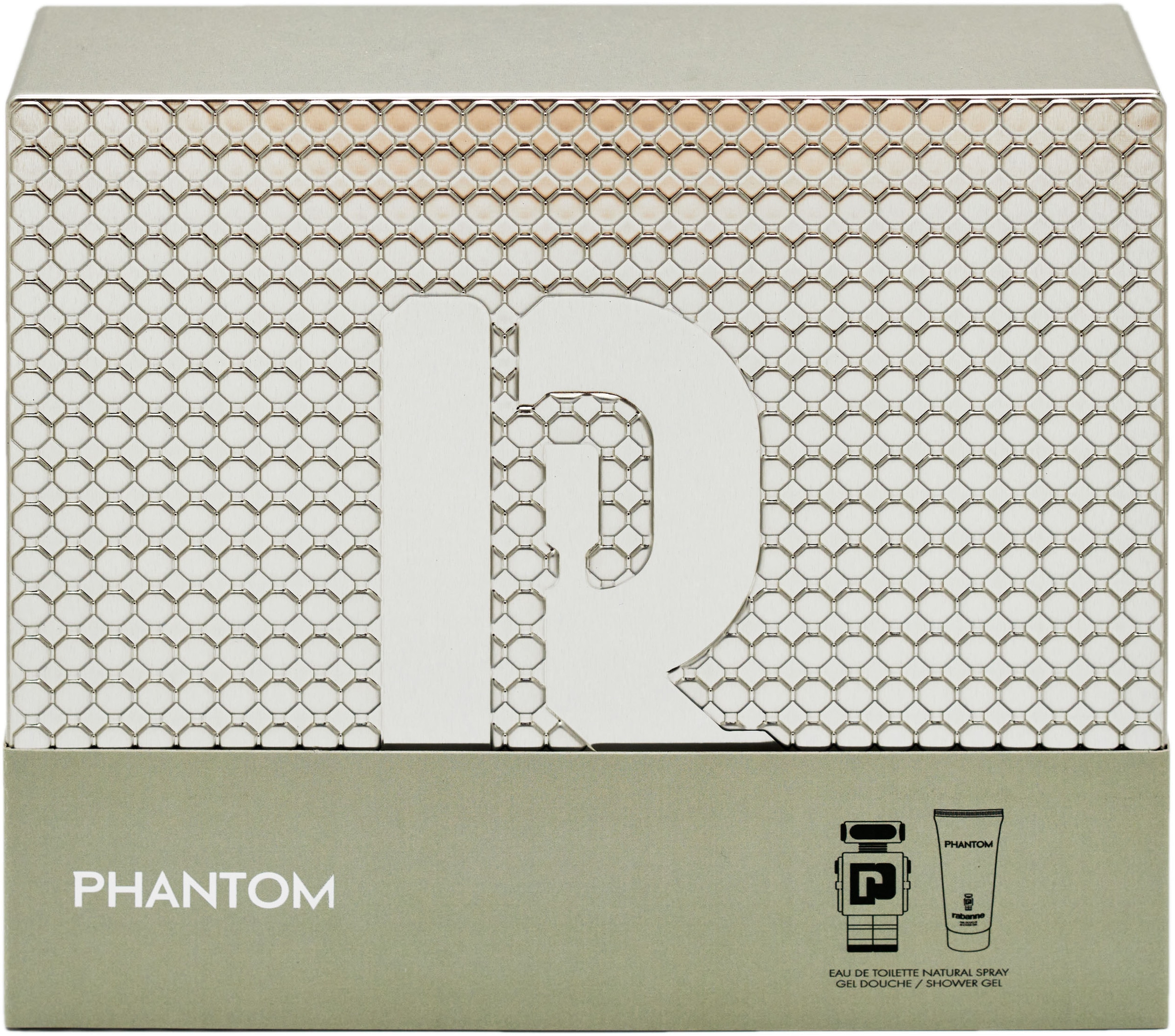 paco rabanne Eau de Toilette »Rabanne Phantom Herren Set«, (Set, 2 tlg., 2er-Pack), mit nachhaltigen Inhaltsstoffen