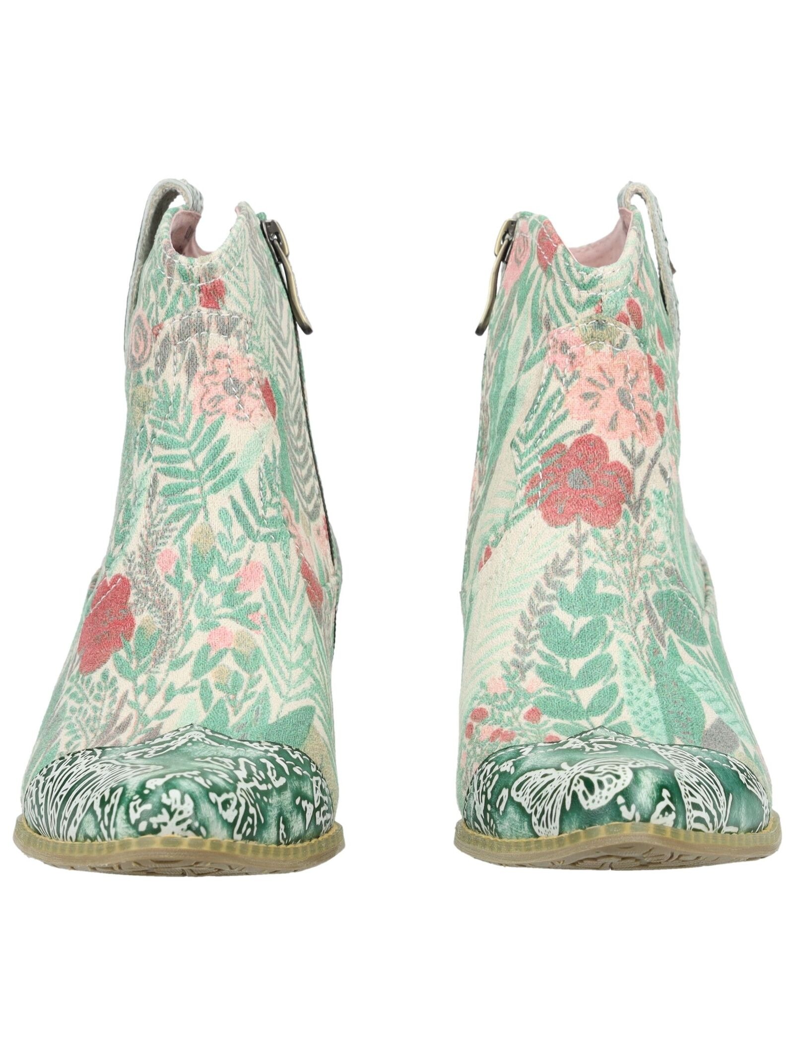 LAURA VITA Bikerboots »LAURA VITA Stiefelette Leder/Textil«