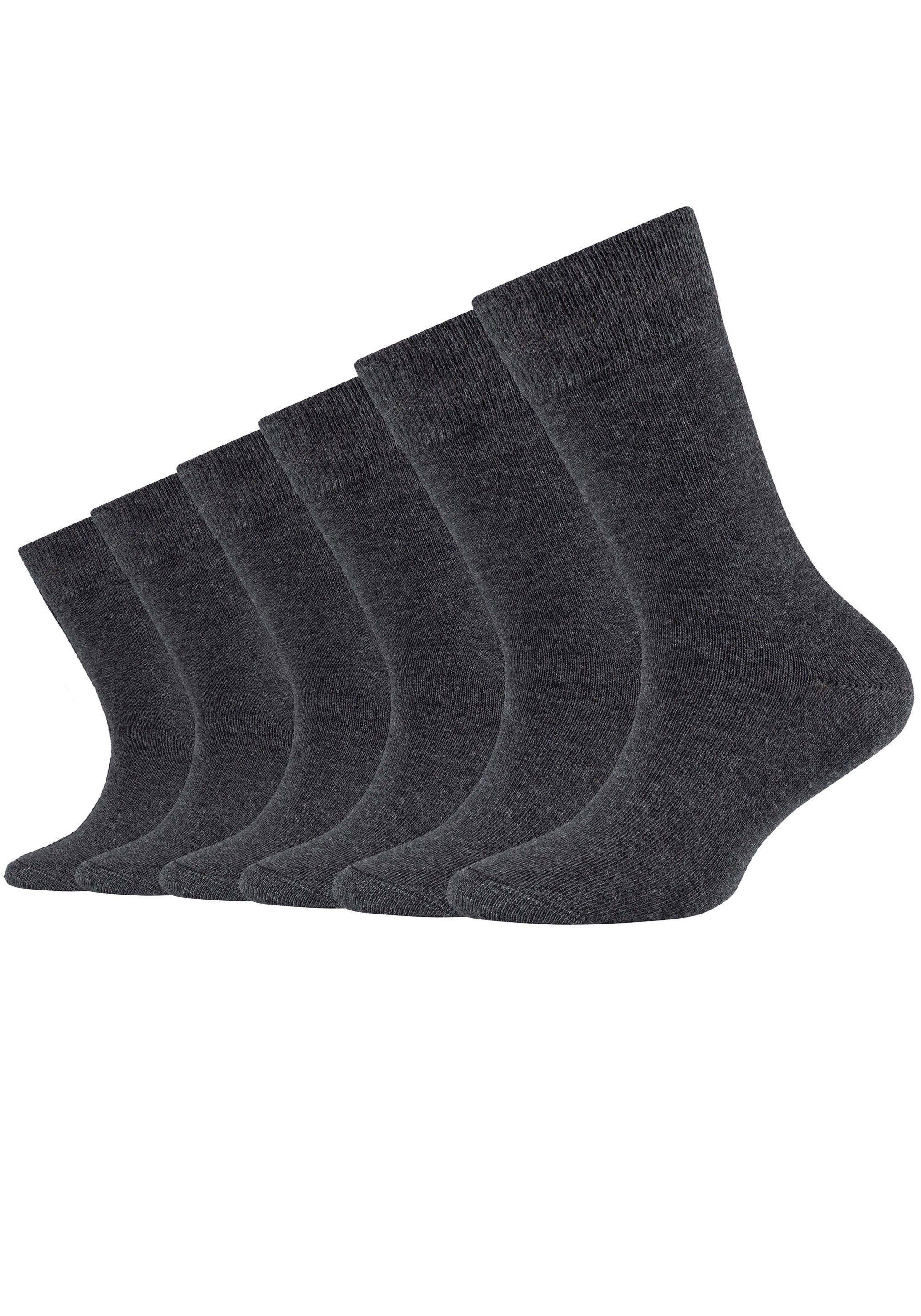 Camano Socken, (6er Pack), mit Komfortbund und gepolsterten Zehen-/Fersenbereich