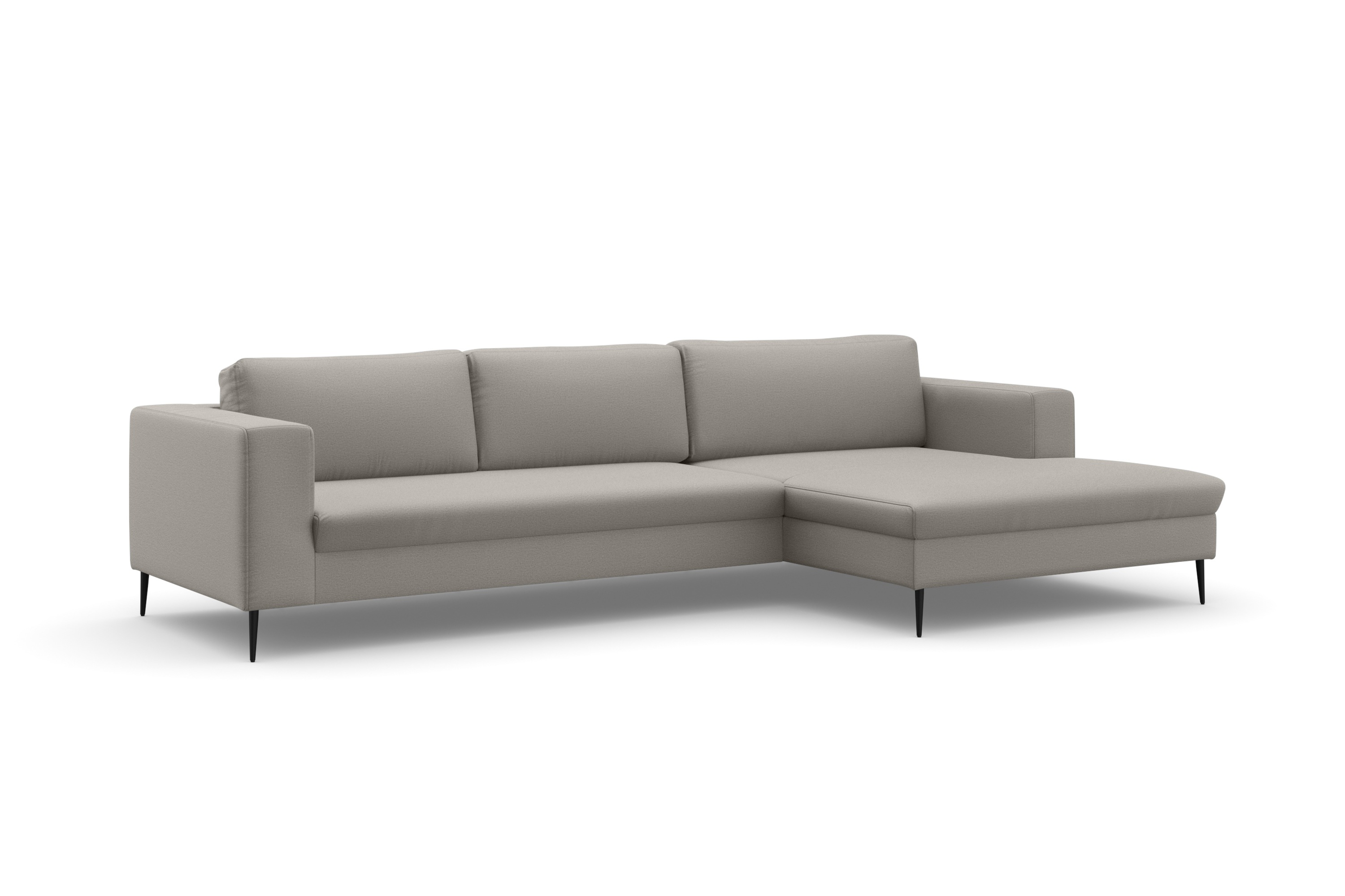Thumbnail - DOMO collection Ecksofa "Modica, zeitlos und elegant, L-Form", moderne Optik mit extrabreiter Recamiere, auch in Cord