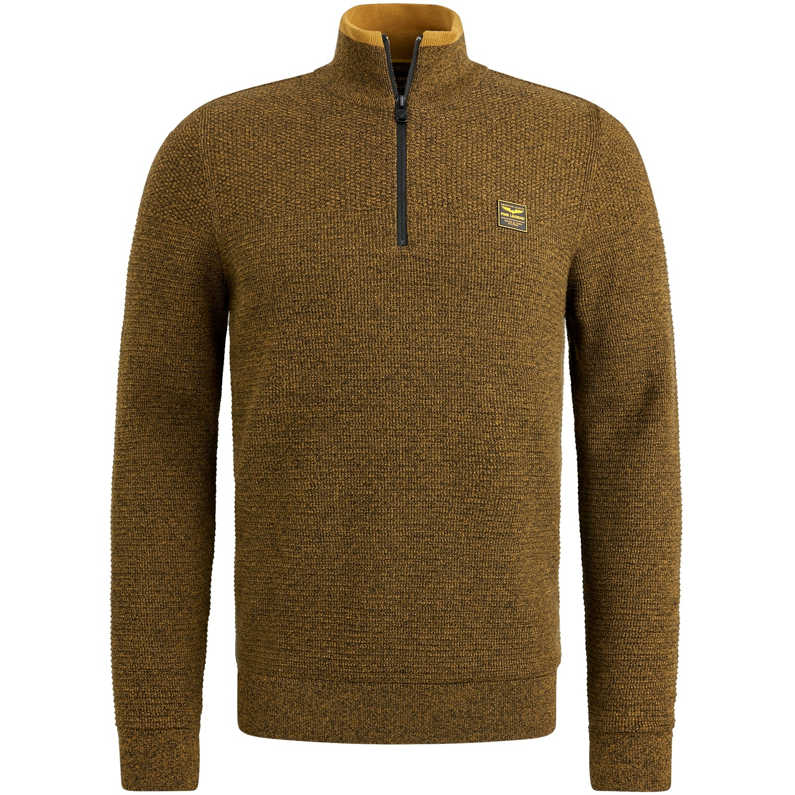 PME LEGEND Troyer »Half zip collar cotton mouline«, mit Logostickerei