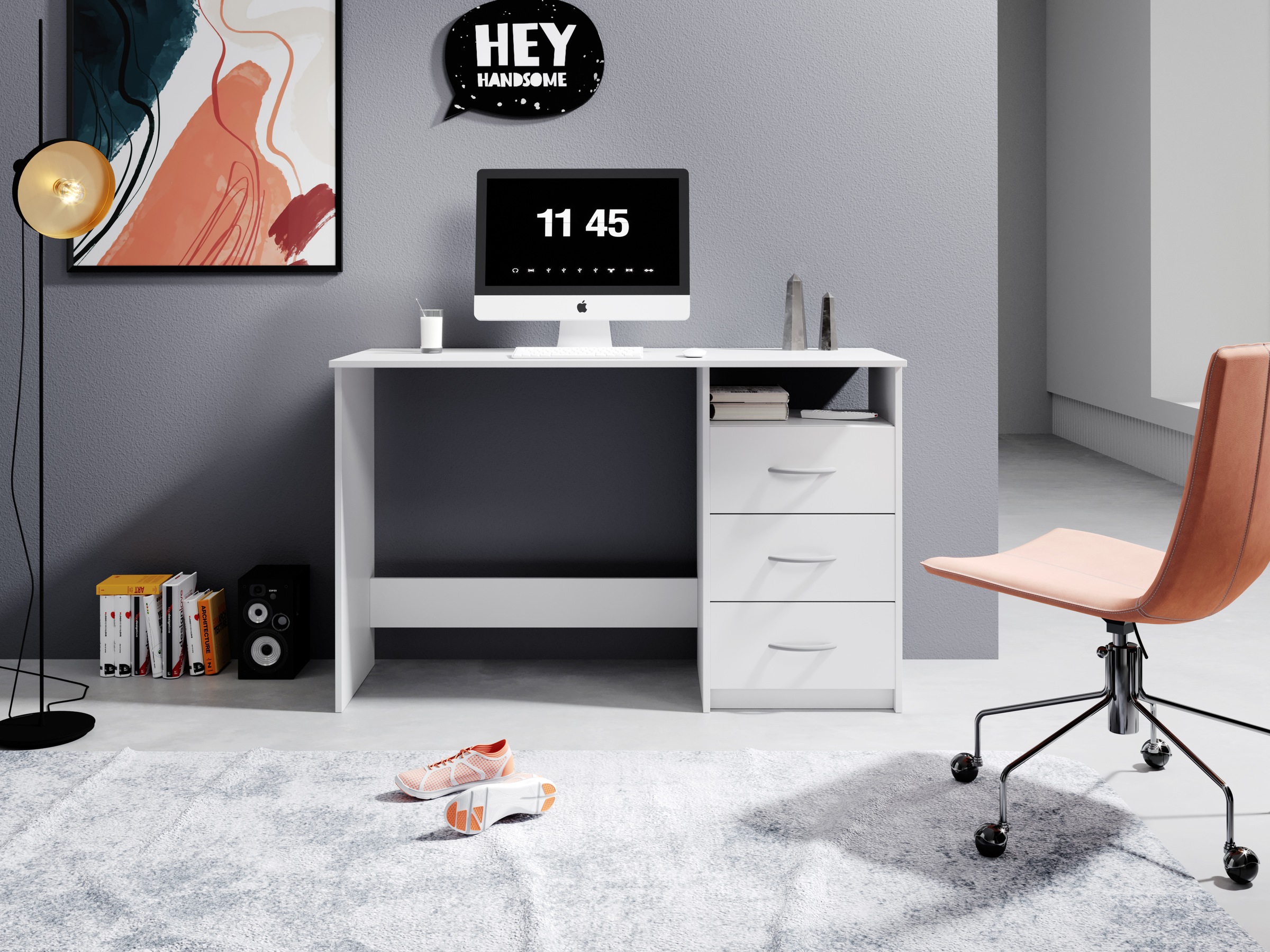 BEGA OFFICE Schreibtisch "Adria, Computertisch,", Schubkästen rechts oder l günstig online kaufen
