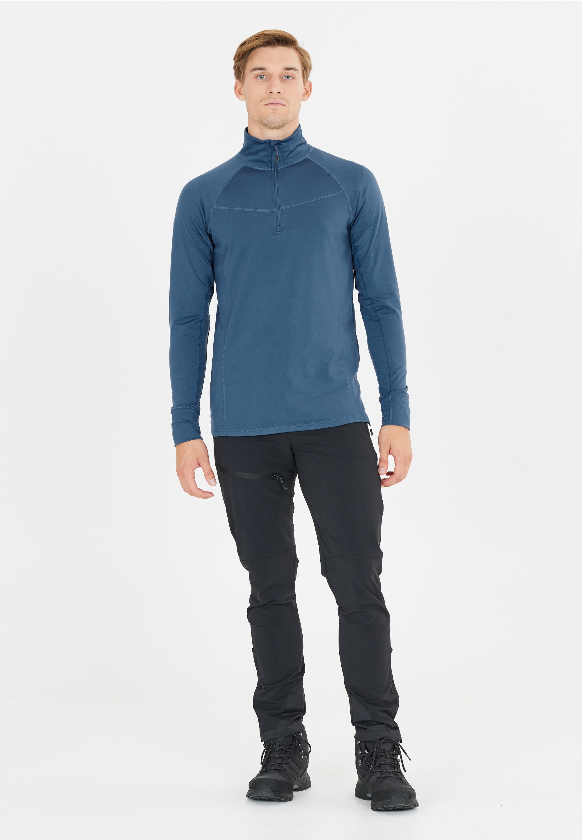 WHISTLER Langarmshirt »Baggio«, (1 tlg.), mit hochabschließendem Kragen