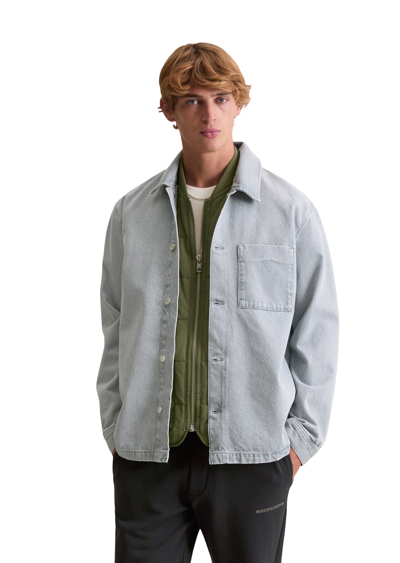 Marc OPolo DENIM Kurzjacke "aus Baumwolle" ohne Kapuze günstig online kaufen