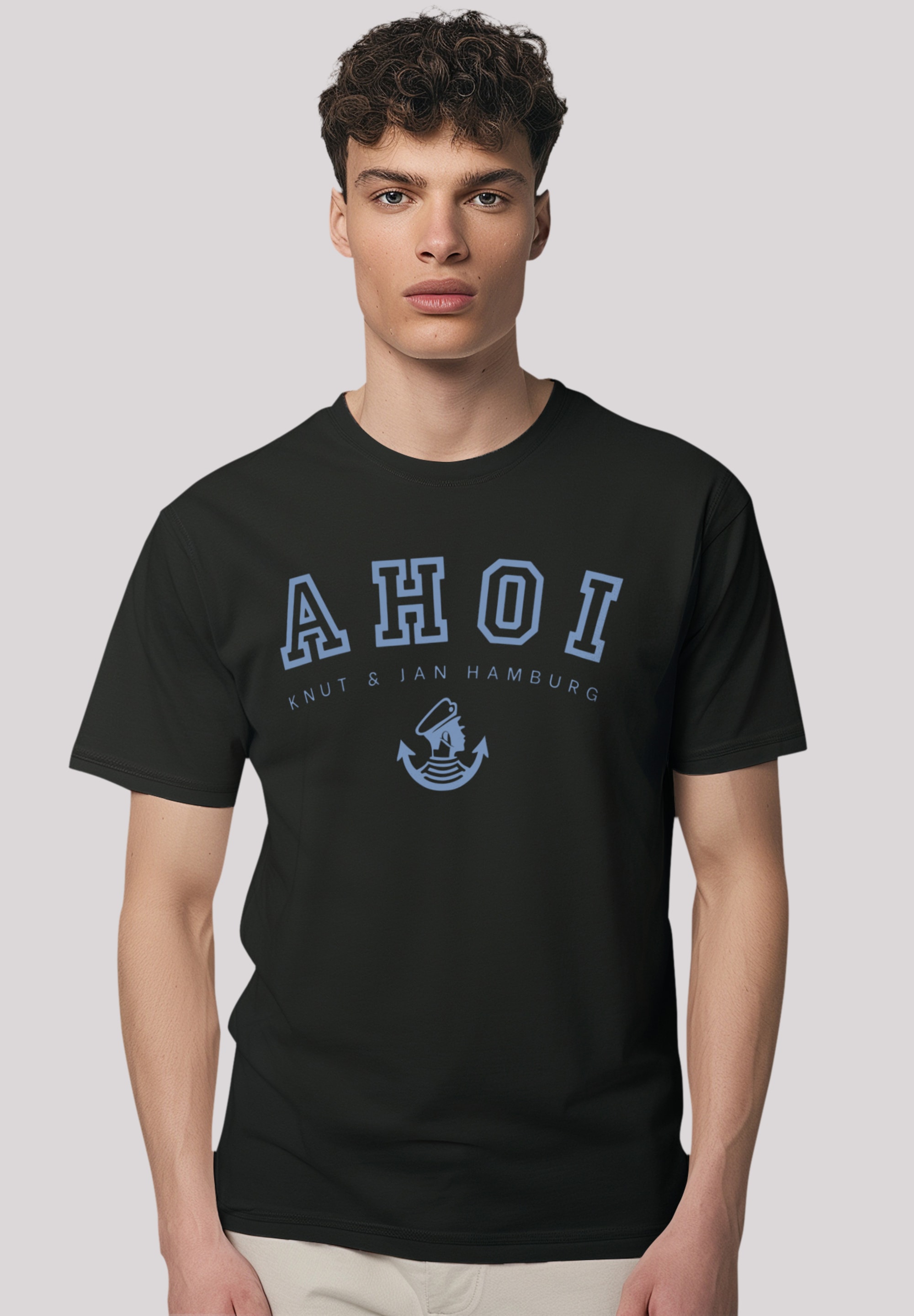 T-Shirt »Ahoi Knut & Jan Hamburg«, Premium Qualität