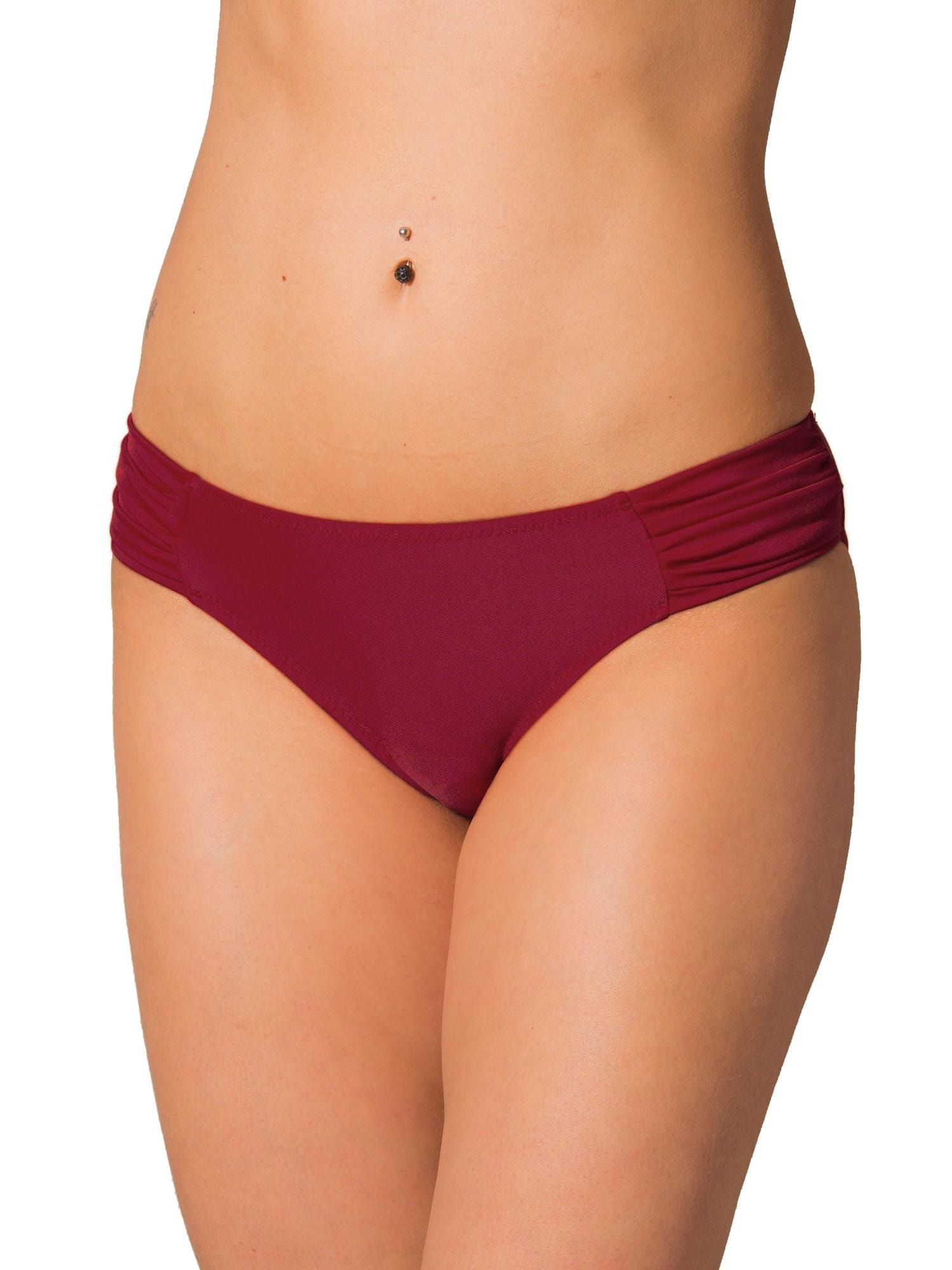 AQUARTI Bikini-Hose "Bikinihose Aquarti Damen Bikinihose mit seitlichen Raf günstig online kaufen