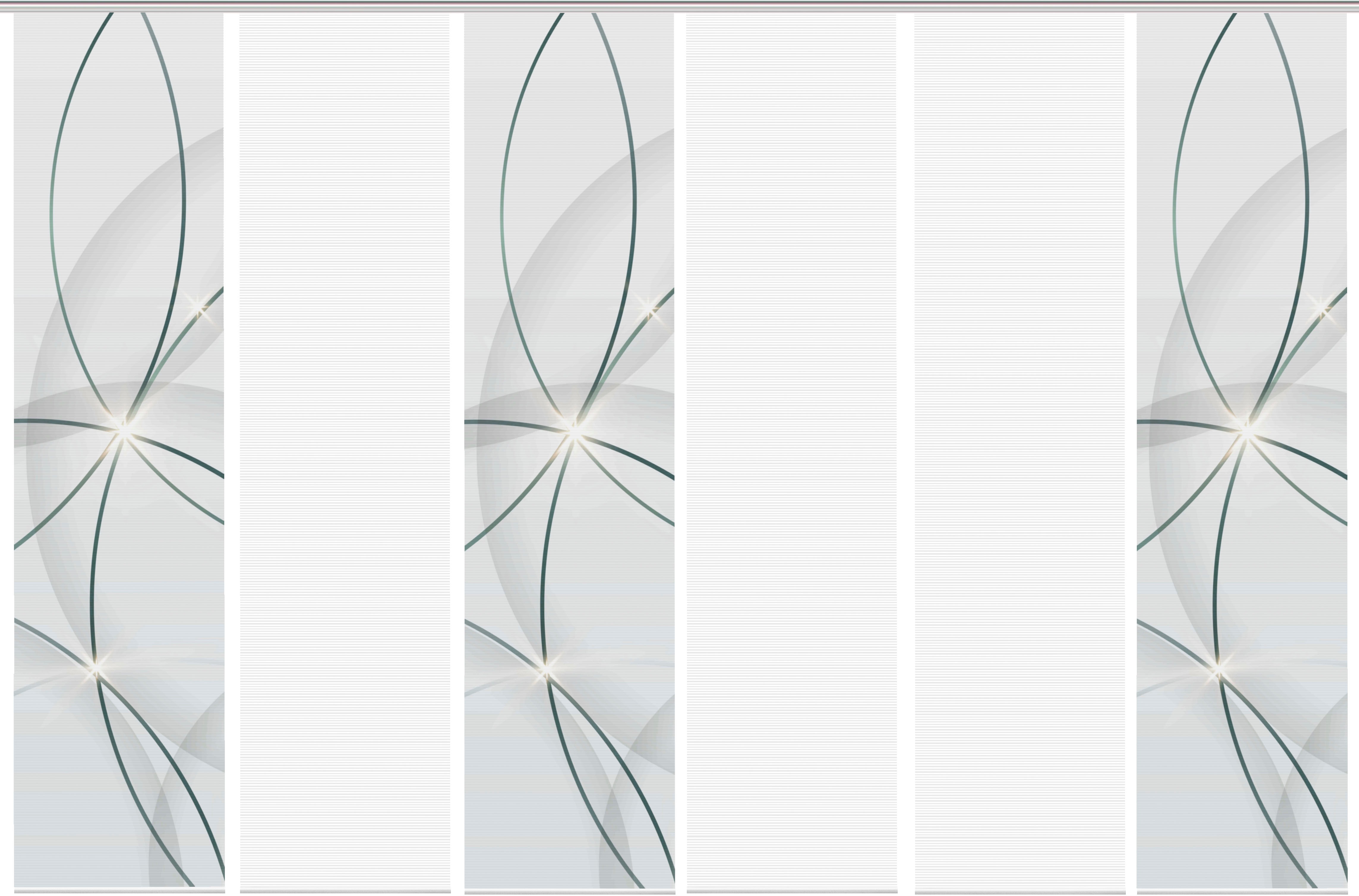 Thumbnail - Vision S Schiebegardine "BLINKI" Paneelwagen 1 Stk. tlg. DIGITALDRUCK