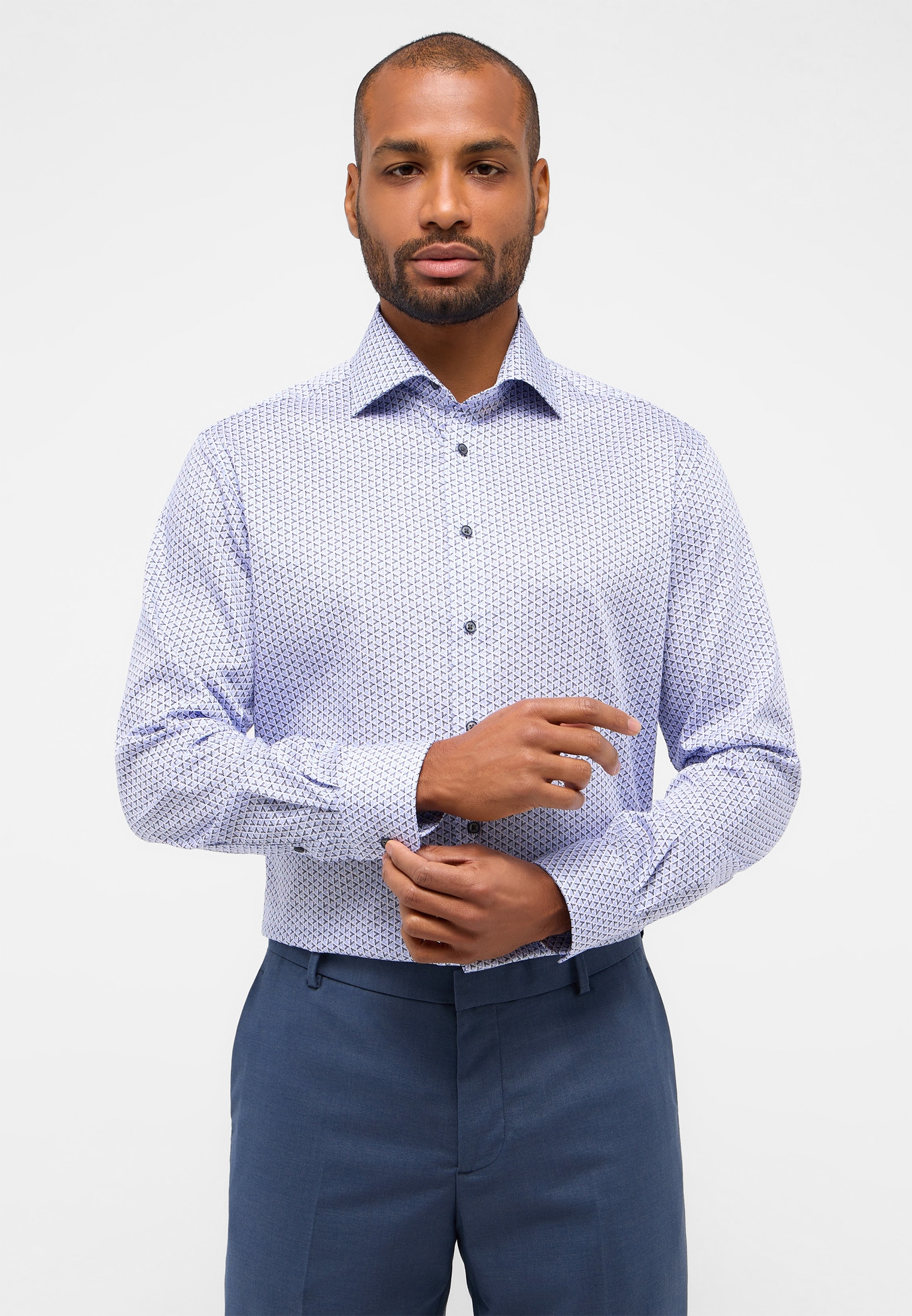 Eterna Langarmhemd "MODERN FIT", NON IRON (bügelfrei) günstig online kaufen