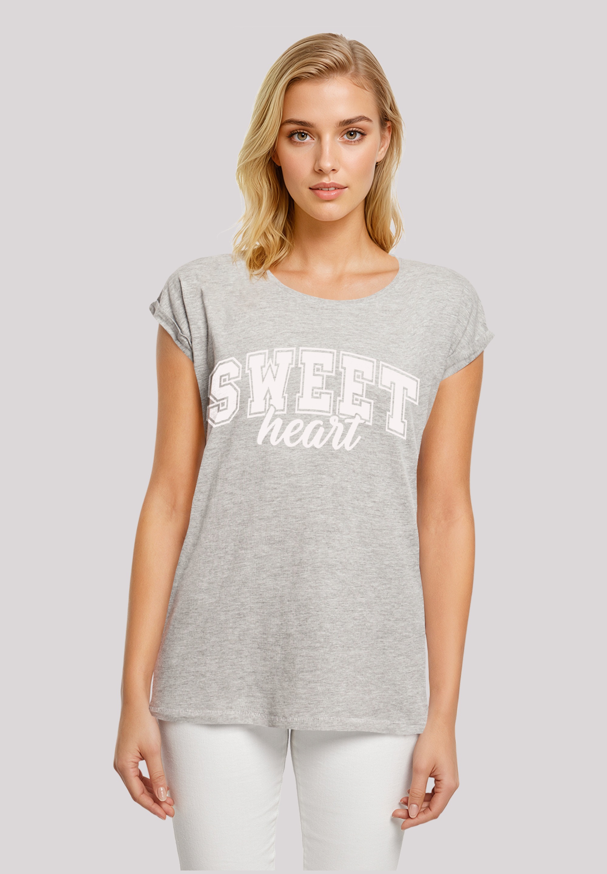 F4NT4STIC T-Shirt "Sweet Heart Uni Valentinstag", Premium Qualität günstig online kaufen