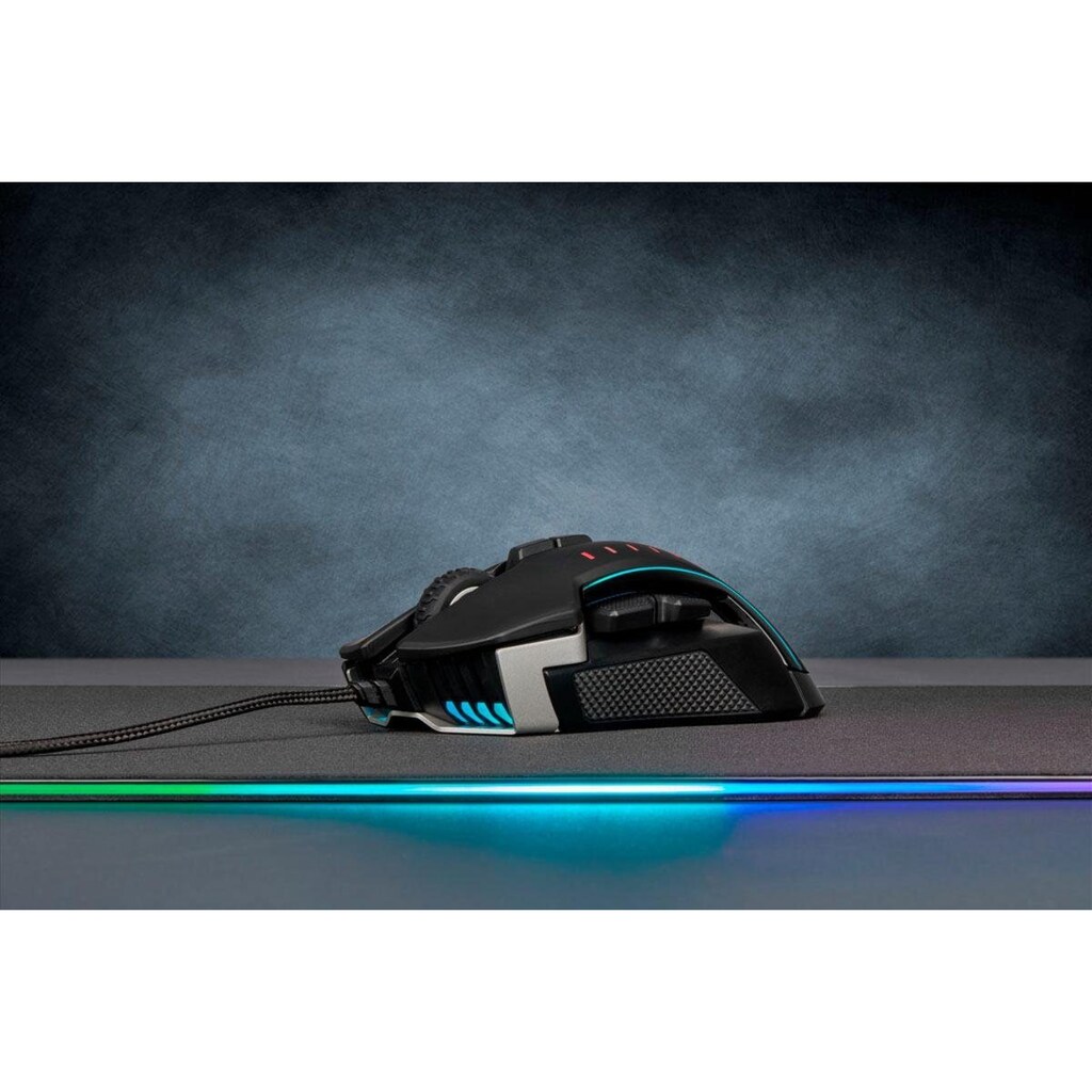 Corsair Gaming-Maus »GLAIVE RGB PRO Aluminium«, kabelgebunden