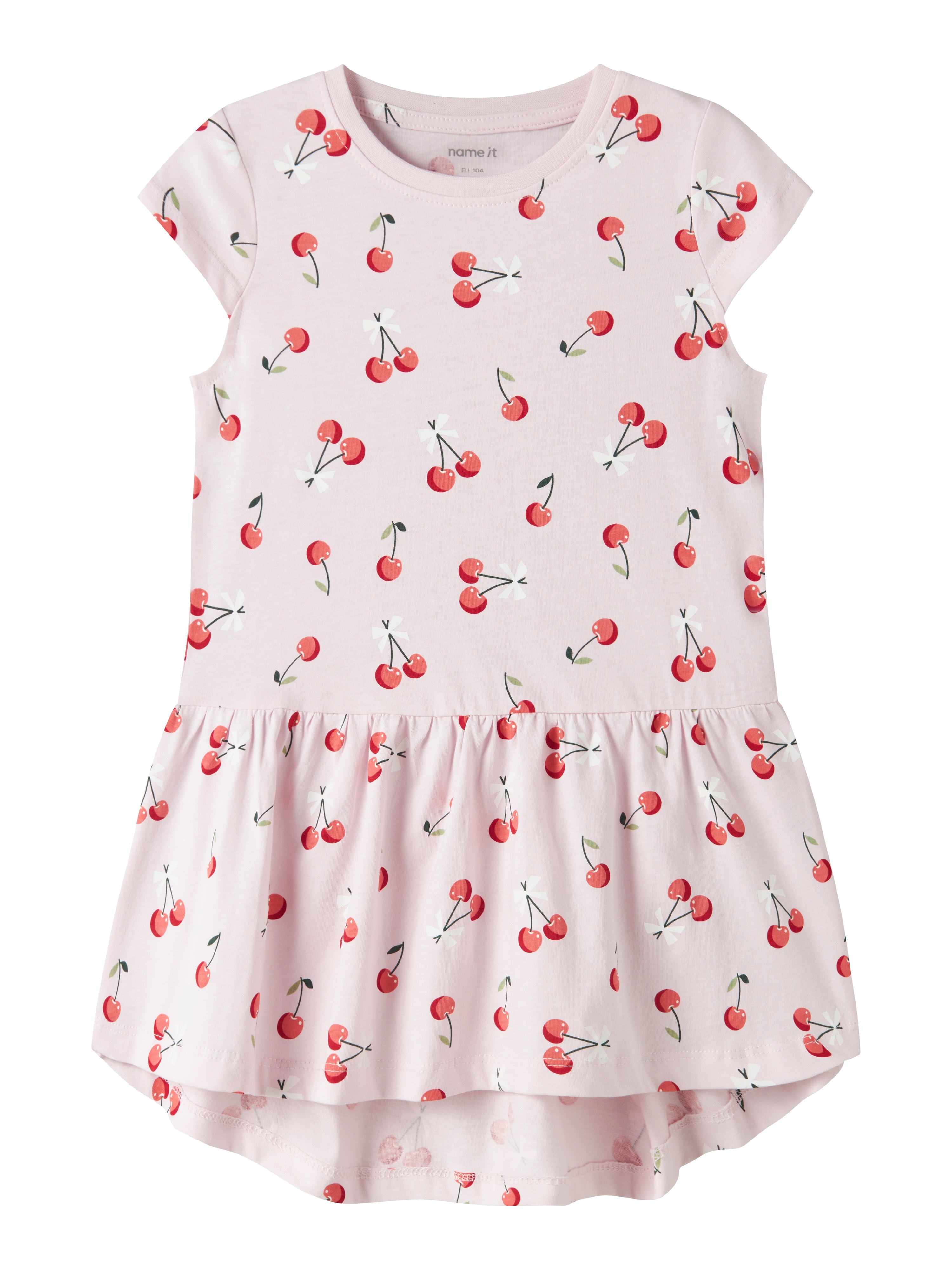 Name It Jerseykleid "NMFVIGGA CAPSL DRESS F1 NOOS" Baumwolle, regular fit