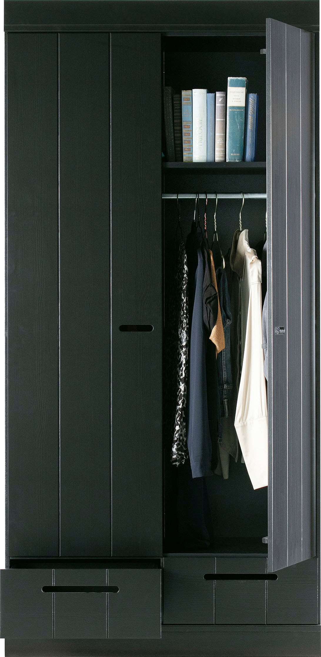 WOOOD Garderobenschrank »Connect«, mit Kleiderstange, Breite 94 cm x Höhe 195 cm